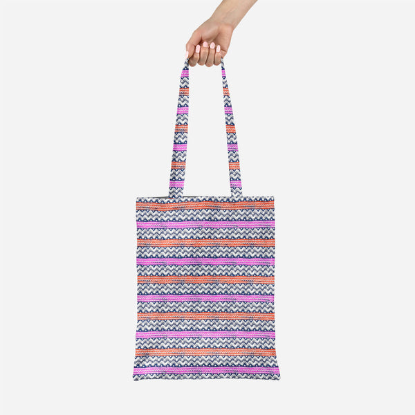 ArtzFolio Bold Zigzag Tote Bag Shoulder Purse | Multipurpose-Tote Bags Basic-AZ5007506TOT_RF-IC 5007506 IC 5007506, Christianity, Culture, Ethnic, Fashion, Illustrations, Patterns, Stripes, Traditional, Tribal, World Culture, bold, zigzag, canvas, tote, bag, shoulder, purse, multipurpose, vector, seamless, pattern, hand, painted, brushstrokes, bright, colors, print, wallpaper, fall, winter, fabric, textile, christmas, wrapping, paper, artzfolio, tote bag, large tote bags, canvas bag, canvas tote bags, tote 