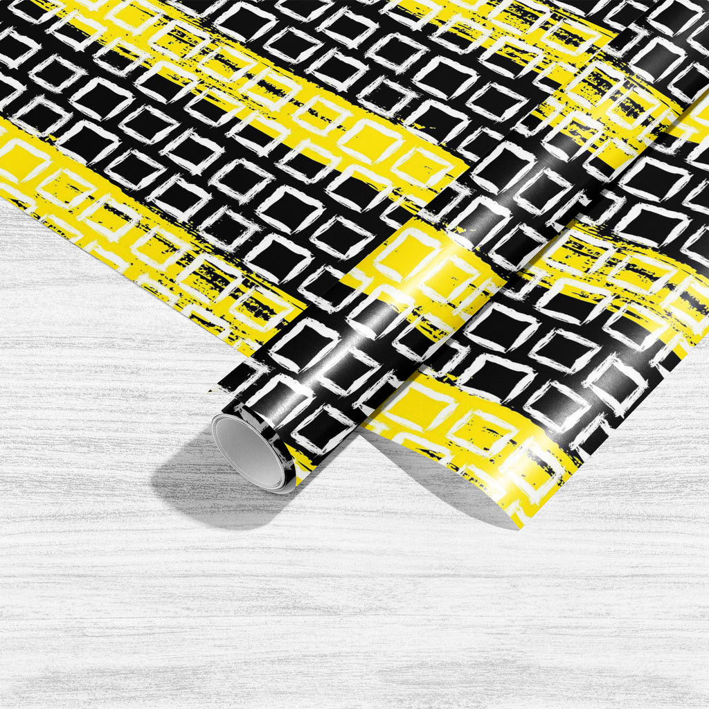 Mixed Geometric Art D1 Art & Craft Gift Wrapping Paper-Wrapping Papers-WRP_PP-IC 5007509 IC 5007509, Black, Black and White, Fashion, Geometric, Geometric Abstraction, Illustrations, Patterns, White, mixed, art, d1, craft, gift, wrapping, paper, vector, pattern, small, hand, painted, squares, placed, rows, bright, yellow, web, print, summer, fall, textile, fabric, wallpaper, artzfolio, wrapping paper, gift wrapping paper, gift wrapping, birthday wrapping paper, holiday wrapping paper, cool wrapping paper, u
