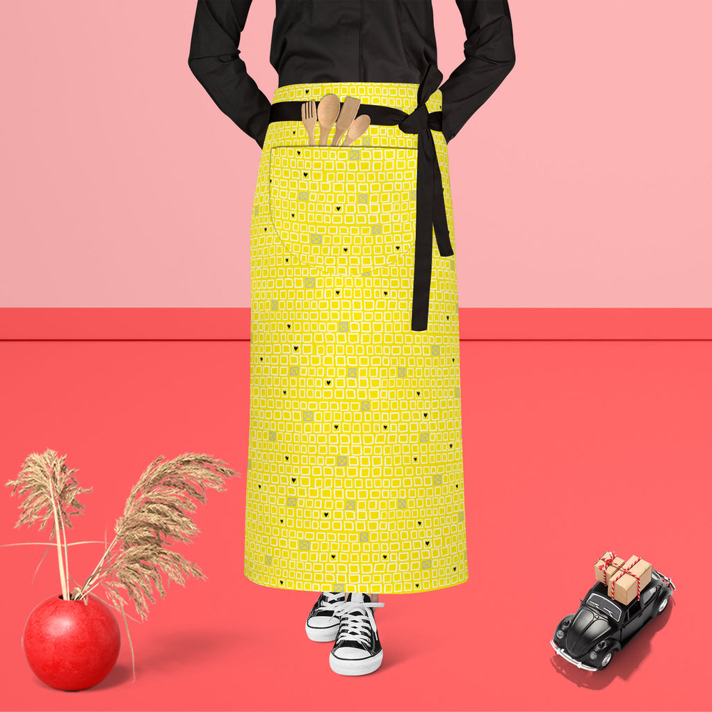 Mixed Geometric Art D3 Apron | Adjustable, Free Size & Waist Tiebacks-Aprons Waist to Feet-APR_WS_FT-IC 5007511 IC 5007511, Art and Paintings, Fashion, Geometric, Geometric Abstraction, Hearts, Illustrations, Love, Patterns, mixed, art, d3, apron, adjustable, free, size, waist, tiebacks, vector, pattern, small, hand, drawn, squares, randomly, placed, crosses, web, print, summer, fall, textile, fabric, wallpaper, wrapping, paper, artzfolio, kitchen apron, white apron, kids apron, cooking apron, chef apron, a