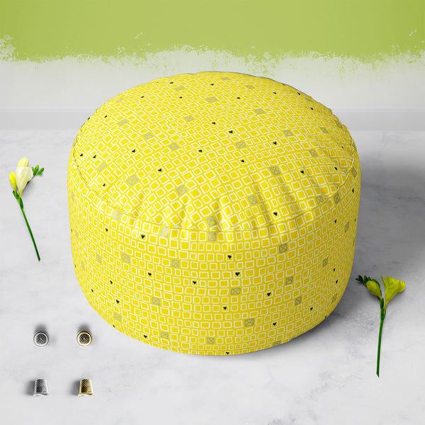 Mixed Geometric Art D3 Footstool Footrest Puffy Pouffe Ottoman Bean Bag | Canvas Fabric-Footstools-FST_CB_BN-IC 5007511 IC 5007511, Art and Paintings, Fashion, Geometric, Geometric Abstraction, Hearts, Illustrations, Love, Patterns, mixed, art, d3, footstool, footrest, puffy, pouffe, ottoman, bean, bag, floor, cushion, pillow, canvas, fabric, vector, pattern, small, hand, drawn, squares, randomly, placed, crosses, web, print, summer, fall, textile, wallpaper, wrapping, paper, artzfolio, pouf, ottoman stool,