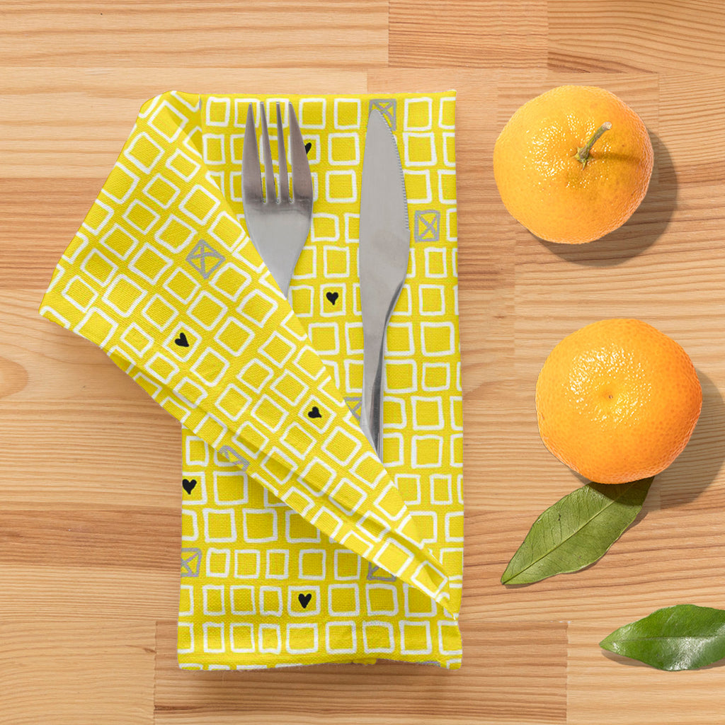 Mixed Geometric Art D3 Table Napkin-Table Napkins-NAP_TB-IC 5007511 IC 5007511, Art and Paintings, Fashion, Geometric, Geometric Abstraction, Hearts, Illustrations, Love, Patterns, mixed, art, d3, table, napkin, vector, pattern, small, hand, drawn, squares, randomly, placed, crosses, web, print, summer, fall, textile, fabric, wallpaper, wrapping, paper, artzfolio, napkins, table napkins cotton set of 6, dining table napkins set of 6, cloth napkins for dining table, cotton napkins for dining table, cocktail 