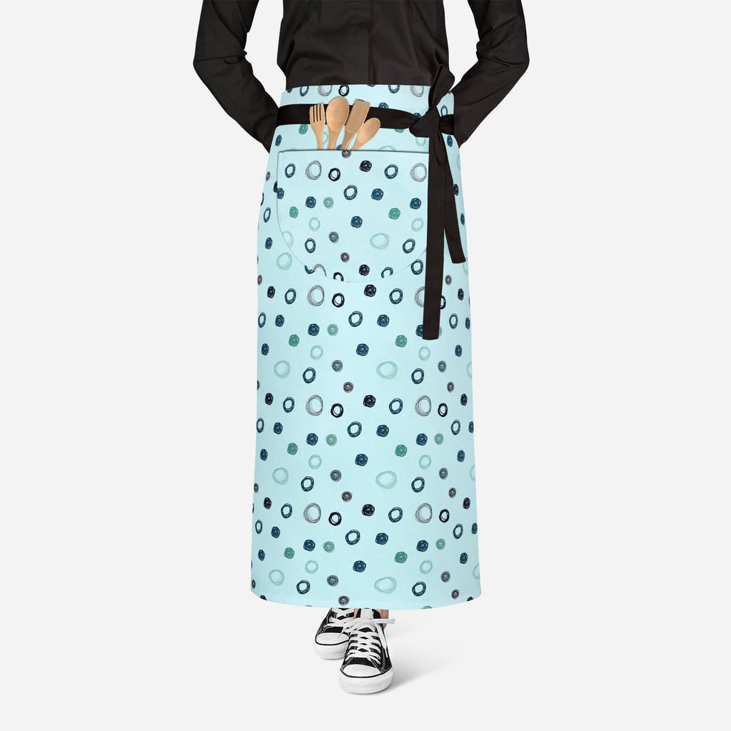 Circled Sketch Apron | Adjustable, Free Size & Waist Tiebacks-Aprons Waist to Knee-APR_WS_FT-IC 5007512 IC 5007512, Abstract Expressionism, Abstracts, Ancient, Art and Paintings, Black and White, Circle, Decorative, Digital, Digital Art, Dots, Fashion, Geometric, Geometric Abstraction, Graphic, Hand Drawn, Historical, Illustrations, Medieval, Modern Art, Nature, Patterns, Retro, Scenic, Semi Abstract, Signs, Signs and Symbols, Sketches, Vintage, White, circled, sketch, apron, adjustable, free, size, waist, 