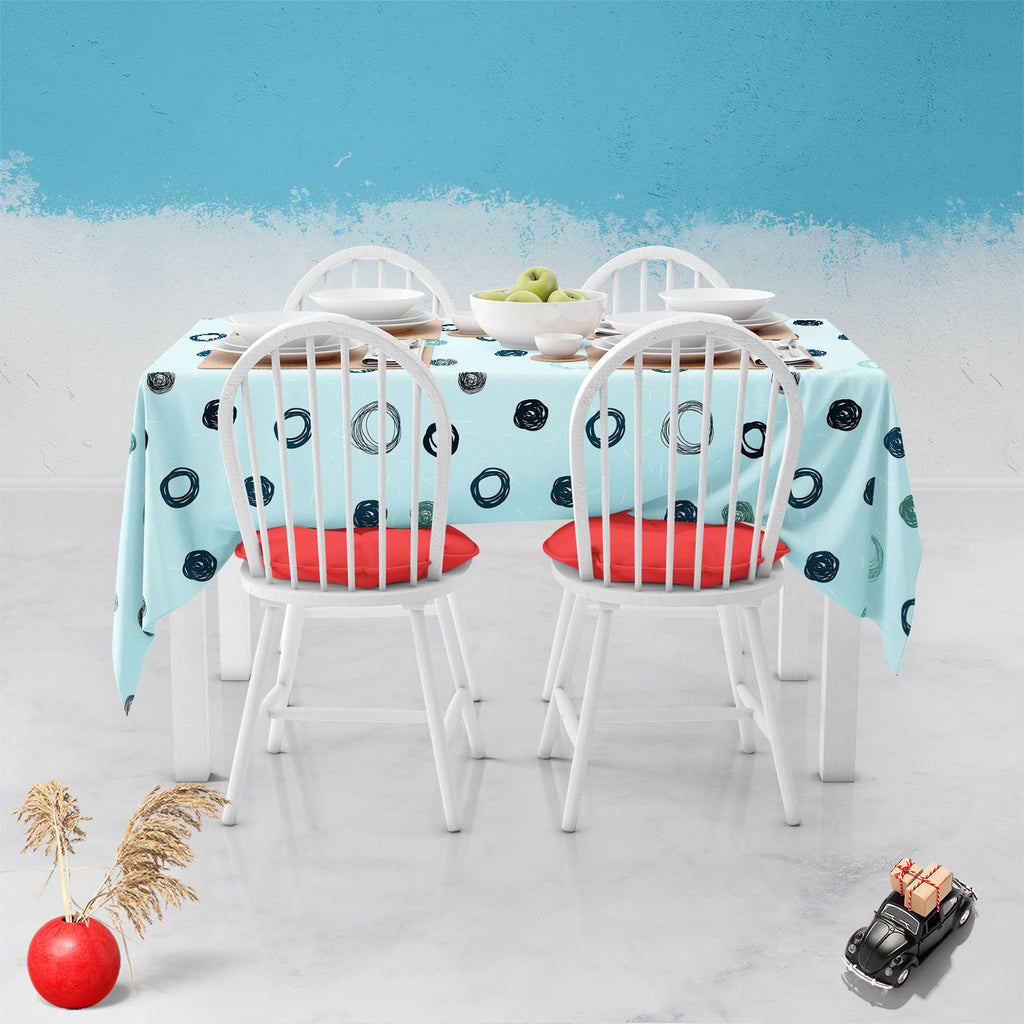 Circled Sketch Table Cloth Cover-Table Covers-CVR_TB_NR-IC 5007512 IC 5007512, Abstract Expressionism, Abstracts, Ancient, Art and Paintings, Black and White, Circle, Decorative, Digital, Digital Art, Dots, Fashion, Geometric, Geometric Abstraction, Graphic, Hand Drawn, Historical, Illustrations, Medieval, Modern Art, Nature, Patterns, Retro, Scenic, Semi Abstract, Signs, Signs and Symbols, Sketches, Vintage, White, circled, sketch, table, cloth, cover, abstract, art, artistic, backdrop, background, blue, c