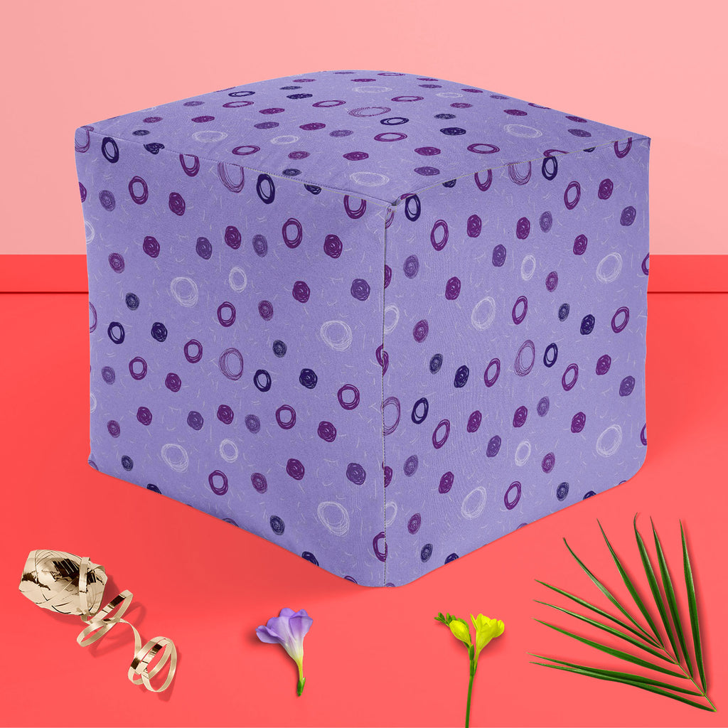 Hand Drawn Design D1 Footstool Footrest Puffy Pouffe Ottoman Bean Bag | Canvas Fabric-Footstools-FST_CB_BN-IC 5007514 IC 5007514, Abstract Expressionism, Abstracts, Ancient, Art and Paintings, Circle, Decorative, Digital, Digital Art, Dots, Drawing, Fashion, Geometric, Geometric Abstraction, Graphic, Hand Drawn, Historical, Illustrations, Medieval, Modern Art, Patterns, Retro, Science Fiction, Semi Abstract, Signs, Signs and Symbols, Sketches, Vintage, hand, drawn, design, d1, footstool, footrest, puffy, po