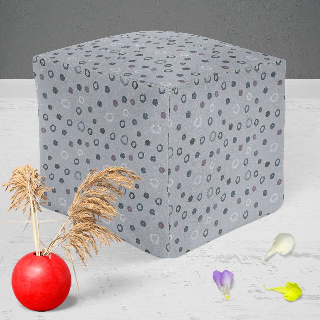 Hand Drawn Design D2 Footstool Footrest Puffy Pouffe Ottoman Bean Bag | Canvas Fabric-Footstools-FST_CB_BN-IC 5007515 IC 5007515, Abstract Expressionism, Abstracts, Ancient, Art and Paintings, Circle, Decorative, Digital, Digital Art, Dots, Drawing, Fashion, Geometric, Geometric Abstraction, Graphic, Hand Drawn, Historical, Illustrations, Medieval, Modern Art, Patterns, Retro, Science Fiction, Semi Abstract, Signs, Signs and Symbols, Sketches, Vintage, hand, drawn, design, d2, footstool, footrest, puffy, po