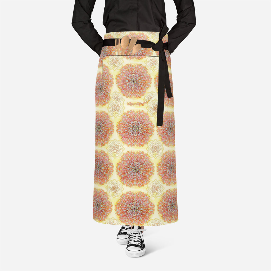 Ethnic Ornament Apron | Adjustable, Free Size & Waist Tiebacks-Aprons Waist to Knee-APR_WS_FT-IC 5007516 IC 5007516, Abstract Expressionism, Abstracts, Allah, Arabic, Art and Paintings, Asian, Botanical, Circle, Cities, City Views, Culture, Drawing, Ethnic, Floral, Flowers, Geometric, Geometric Abstraction, Hinduism, Illustrations, Indian, Islam, Mandala, Nature, Paintings, Patterns, Retro, Semi Abstract, Signs, Signs and Symbols, Symbols, Traditional, Tribal, World Culture, ornament, apron, adjustable, fre
