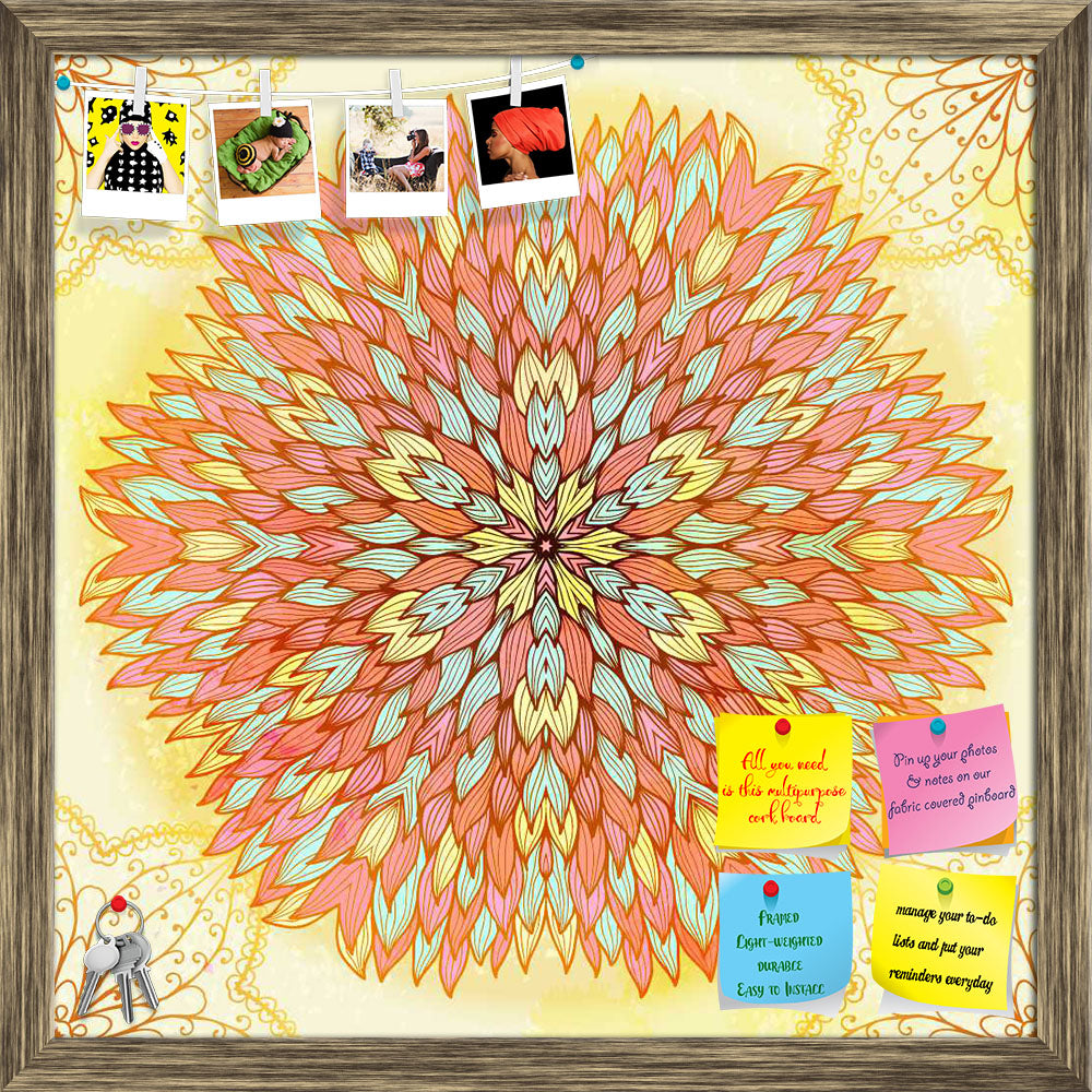 ArtzFolio Ethnic Ornament D4 Printed Bulletin Board Notice Pin Board Soft Board | Framed-Bulletin Boards Framed-AZSAO27968595BLB_FR_L-Image Code 5007516 Vishnu Image Folio Pvt Ltd, IC 5007516, ArtzFolio, Bulletin Boards Framed, Abstract, Traditional, Digital Art, ethnic, ornament, d4, printed, bulletin, board, notice, pin, soft, framed, hand, drawn, circular, beige, pin up board, push pin board, extra large cork board, big pin board, notice board, small bulletin board, cork board, wall notice board, giant c