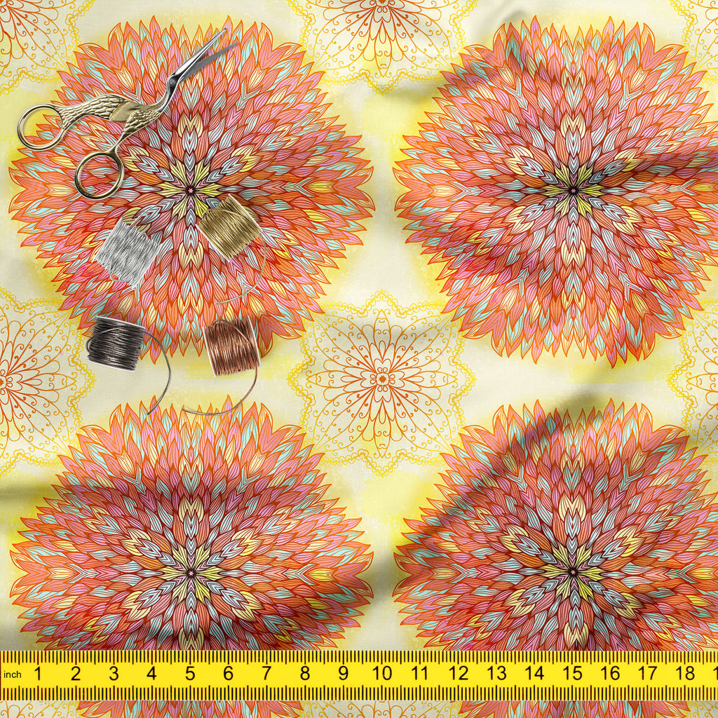 Ethnic Ornament D4 Upholstery Fabric by Metre | For Sofa, Curtains, Cushions, Furnishing, Craft, Dress Material-Upholstery Fabrics-FAB_RW-IC 5007516 IC 5007516, Abstract Expressionism, Abstracts, Allah, Arabic, Art and Paintings, Asian, Botanical, Circle, Cities, City Views, Culture, Drawing, Ethnic, Floral, Flowers, Geometric, Geometric Abstraction, Hinduism, Illustrations, Indian, Islam, Mandala, Nature, Paintings, Patterns, Retro, Semi Abstract, Signs, Signs and Symbols, Symbols, Traditional, Tribal, Wor