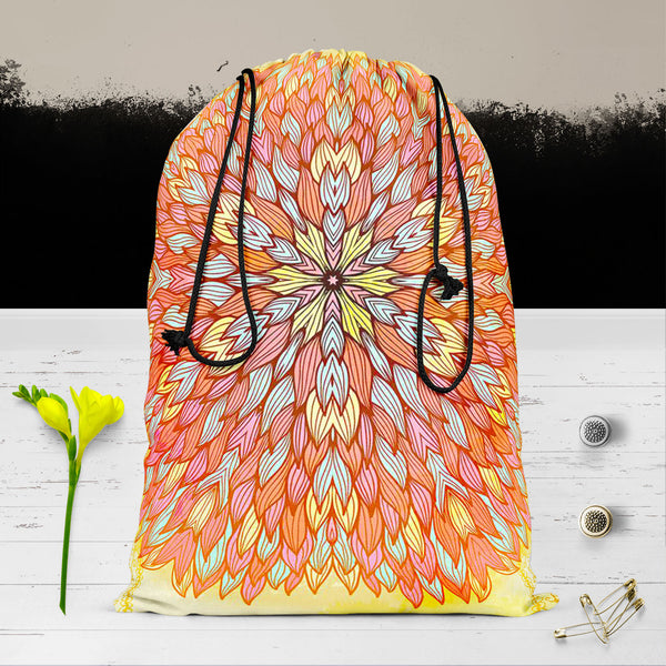 Ethnic Ornament D4 Reusable Sack Bag | Bag for Gym, Storage, Vegetable & Travel-Drawstring Sack Bags-SCK_FB_DS-IC 5007516 IC 5007516, Abstract Expressionism, Abstracts, Allah, Arabic, Art and Paintings, Asian, Botanical, Circle, Cities, City Views, Culture, Drawing, Ethnic, Floral, Flowers, Geometric, Geometric Abstraction, Hinduism, Illustrations, Indian, Islam, Mandala, Nature, Paintings, Patterns, Retro, Semi Abstract, Signs, Signs and Symbols, Symbols, Traditional, Tribal, World Culture, ornament, d4, r