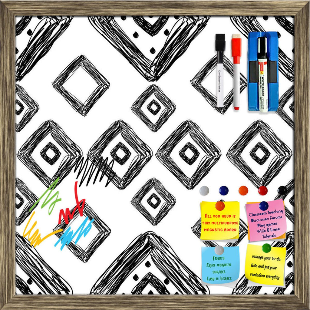 Geometric Art Framed Magnetic Dry Erase Board | Combo with Magnet Buttons & Markers-Magnetic Boards Framed-MGB_FR-IC 5007517 IC 5007517, Abstract Expressionism, Abstracts, Art and Paintings, Automobiles, Aztec, Black and White, Botanical, Culture, Digital, Digital Art, Ethnic, Fashion, Floral, Flowers, Geometric, Geometric Abstraction, Graphic, Hipster, Illustrations, Mexican, Modern Art, Nature, Patterns, Retro, Scenic, Semi Abstract, Signs, Signs and Symbols, Stripes, Traditional, Transportation, Travel, 