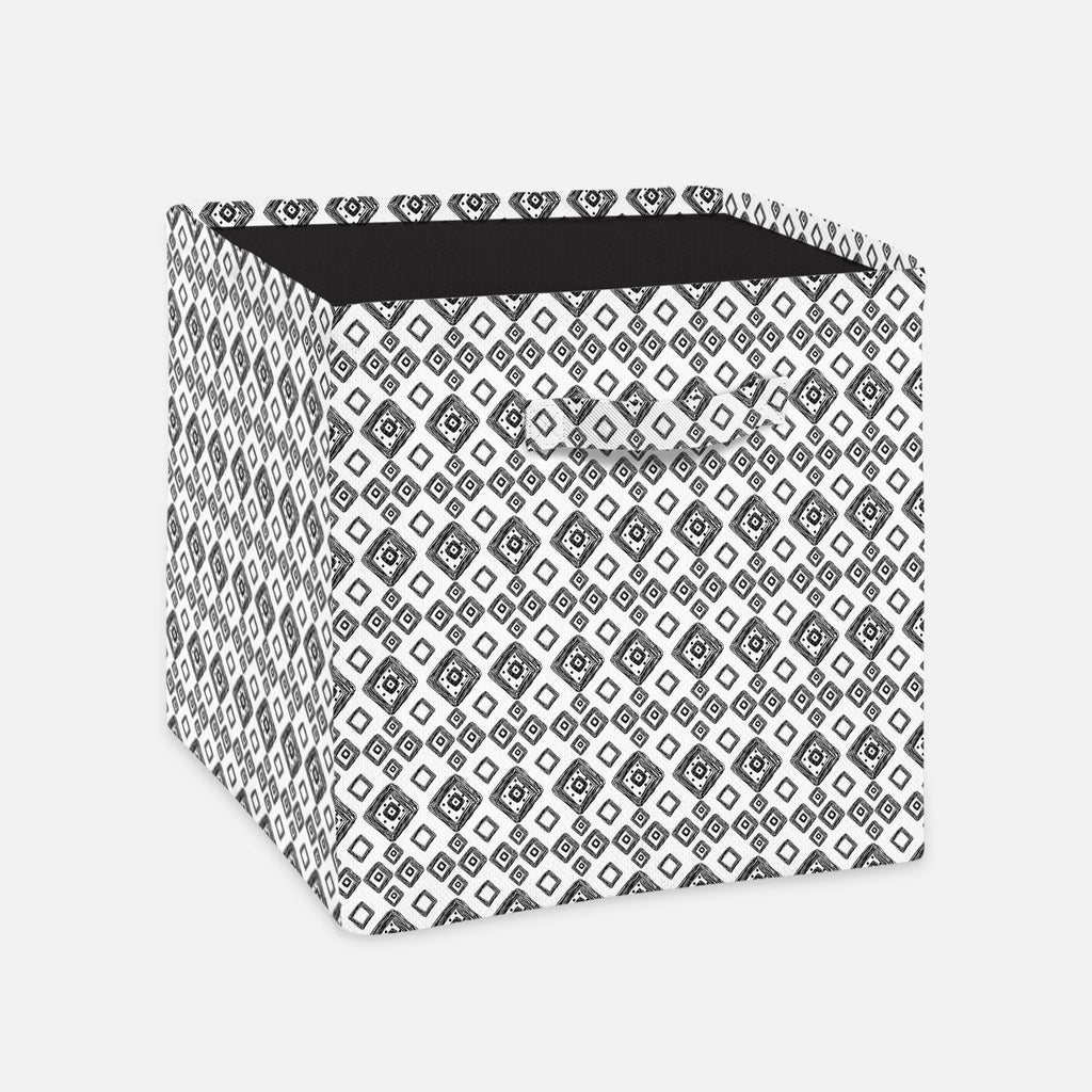 Geometric Art Foldable Open Storage Bin | Organizer Box, Toy Basket, Shelf Box, Laundry Bag | Canvas Fabric-Storage Bins-STR_BI_CB-IC 5007517 IC 5007517, Abstract Expressionism, Abstracts, Art and Paintings, Automobiles, Aztec, Black and White, Botanical, Culture, Digital, Digital Art, Ethnic, Fashion, Floral, Flowers, Geometric, Geometric Abstraction, Graphic, Hipster, Illustrations, Mexican, Modern Art, Nature, Patterns, Retro, Scenic, Semi Abstract, Signs, Signs and Symbols, Stripes, Traditional, Transpo