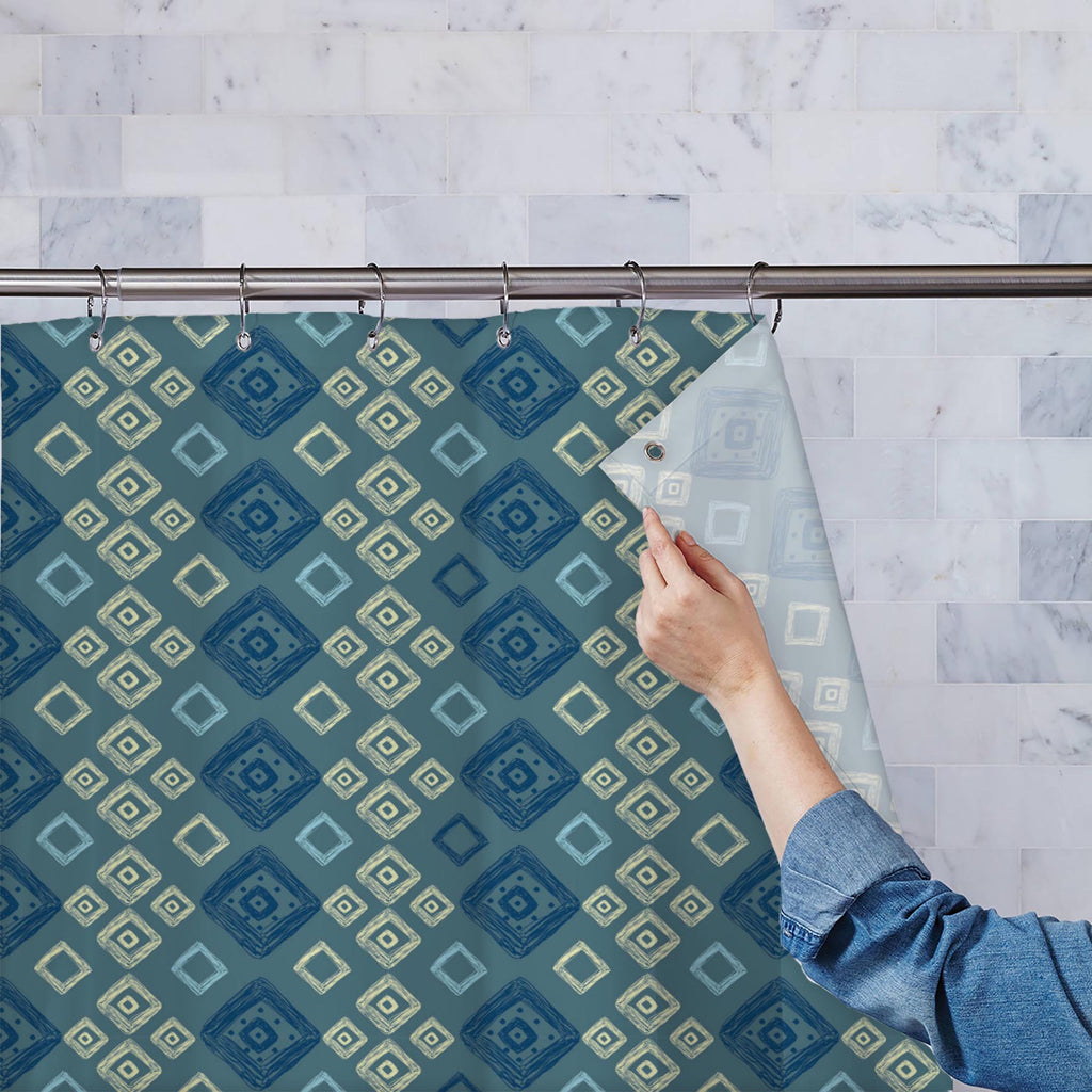 Geometric Art D2 Washable Waterproof Shower Curtain-Shower Curtains-CUR_SH-IC 5007518 IC 5007518, Abstract Expressionism, Abstracts, Art and Paintings, Automobiles, Aztec, Black and White, Botanical, Culture, Digital, Digital Art, Ethnic, Fashion, Floral, Flowers, Geometric, Geometric Abstraction, Graphic, Hipster, Illustrations, Mexican, Modern Art, Nature, Patterns, Retro, Scenic, Semi Abstract, Signs, Signs and Symbols, Stripes, Traditional, Transportation, Travel, Tribal, Urban, Vehicles, White, World C