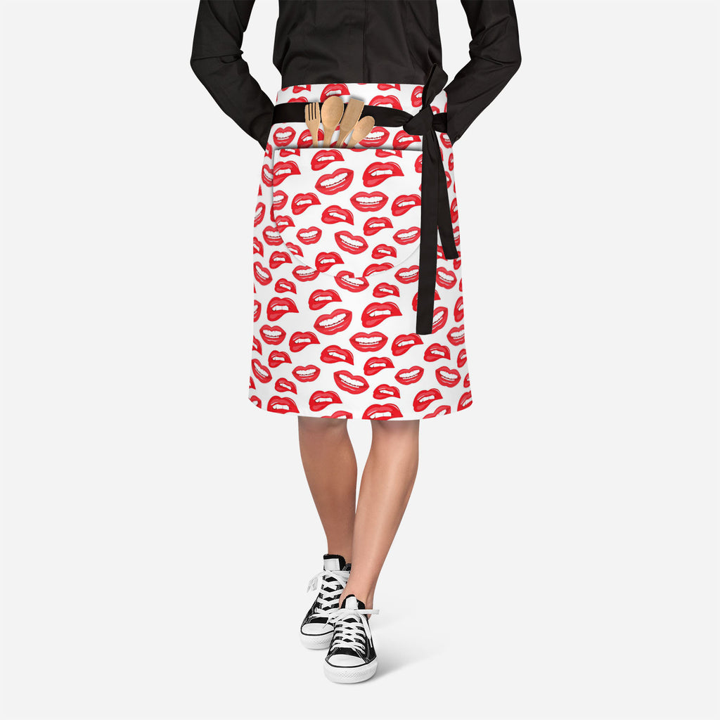 Lips Apron | Adjustable, Free Size & Waist Tiebacks-Apron Waist to Feet-APR_WS_KN-IC 5007519 IC 5007519, Art and Paintings, Illustrations, Love, Modern Art, Patterns, People, Pop Art, Romance, Signs, Signs and Symbols, lips, apron, adjustable, free, size, waist, tiebacks, art, background, beauty, color, colorful, cosmetic, design, desire, emotions, female, fun, funny, girl, illustration, kiss, laughter, lipstick, lover, makeup, modern, mouth, open, paint, pattern, pop, print, pucker, red, repeat, repetition