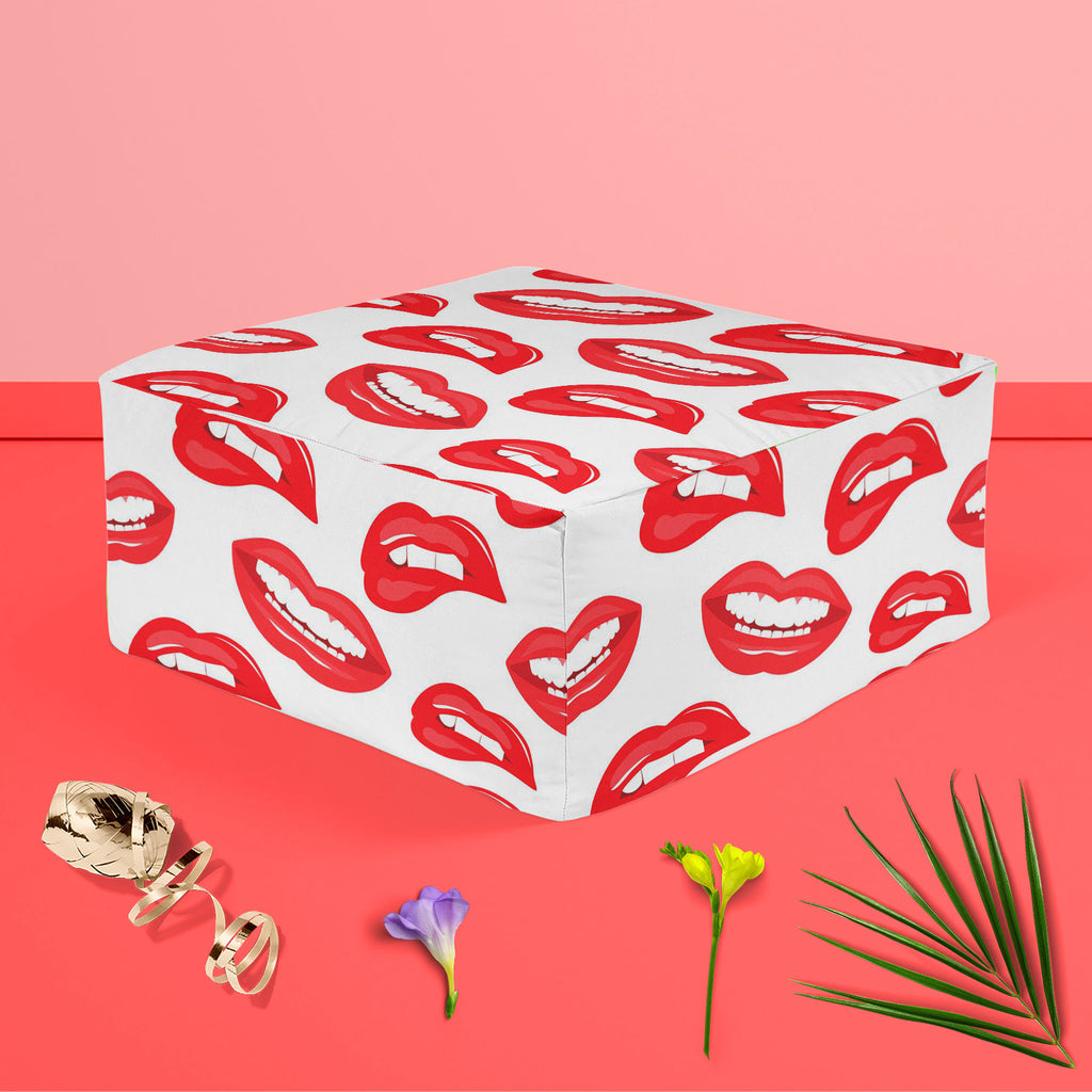 Lips D3 Footstool Footrest Puffy Pouffe Ottoman Bean Bag | Canvas Fabric-Footstools-FST_CB_BN-IC 5007519 IC 5007519, Art and Paintings, Illustrations, Love, Modern Art, Patterns, People, Pop Art, Romance, Signs, Signs and Symbols, lips, d3, footstool, footrest, puffy, pouffe, ottoman, bean, bag, canvas, fabric, art, background, beauty, color, colorful, cosmetic, design, desire, emotions, female, fun, funny, girl, illustration, kiss, laughter, lipstick, lover, makeup, modern, mouth, open, paint, pattern, pop