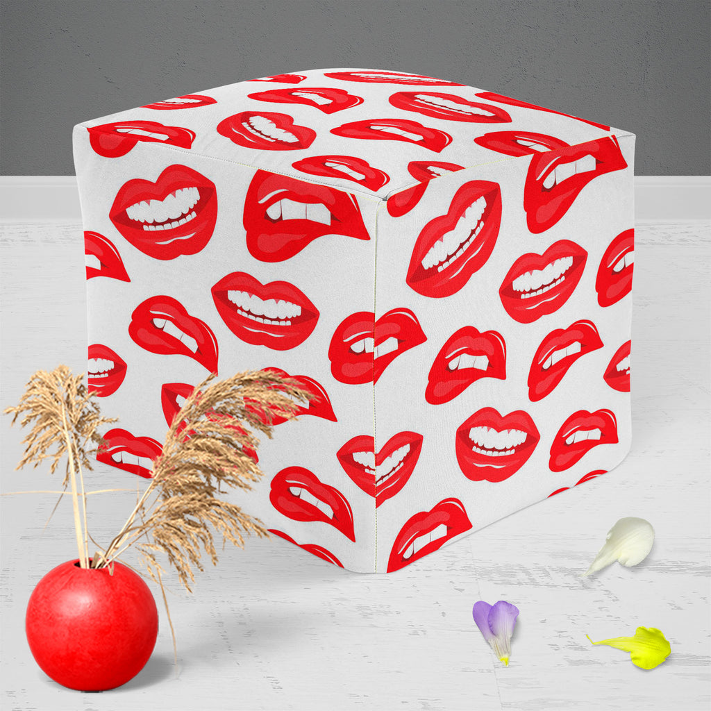 Lips D3 Footstool Footrest Puffy Pouffe Ottoman Bean Bag | Canvas Fabric-Footstools-FST_CB_BN-IC 5007519 IC 5007519, Art and Paintings, Illustrations, Love, Modern Art, Patterns, People, Pop Art, Romance, Signs, Signs and Symbols, lips, d3, footstool, footrest, puffy, pouffe, ottoman, bean, bag, canvas, fabric, art, background, beauty, color, colorful, cosmetic, design, desire, emotions, female, fun, funny, girl, illustration, kiss, laughter, lipstick, lover, makeup, modern, mouth, open, paint, pattern, pop