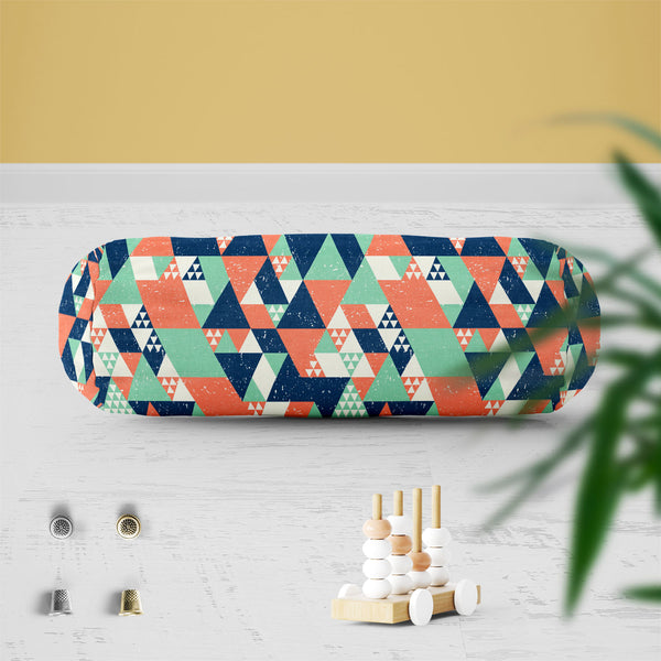 Colorful Triangles D1 Bolster Cover Booster Cases | Concealed Zipper Opening-Bolster Covers-BOL_CV_ZP-IC 5007521 IC 5007521, Abstract Expressionism, Abstracts, Decorative, Diamond, Digital, Digital Art, Fashion, Geometric, Geometric Abstraction, Graphic, Illustrations, Modern Art, Patterns, Retro, Semi Abstract, Signs, Signs and Symbols, Triangles, colorful, d1, bolster, cover, booster, cases, zipper, opening, poly, cotton, fabric, abstract, backdrop, blue, cool, creative, decoration, design, geometrical, g