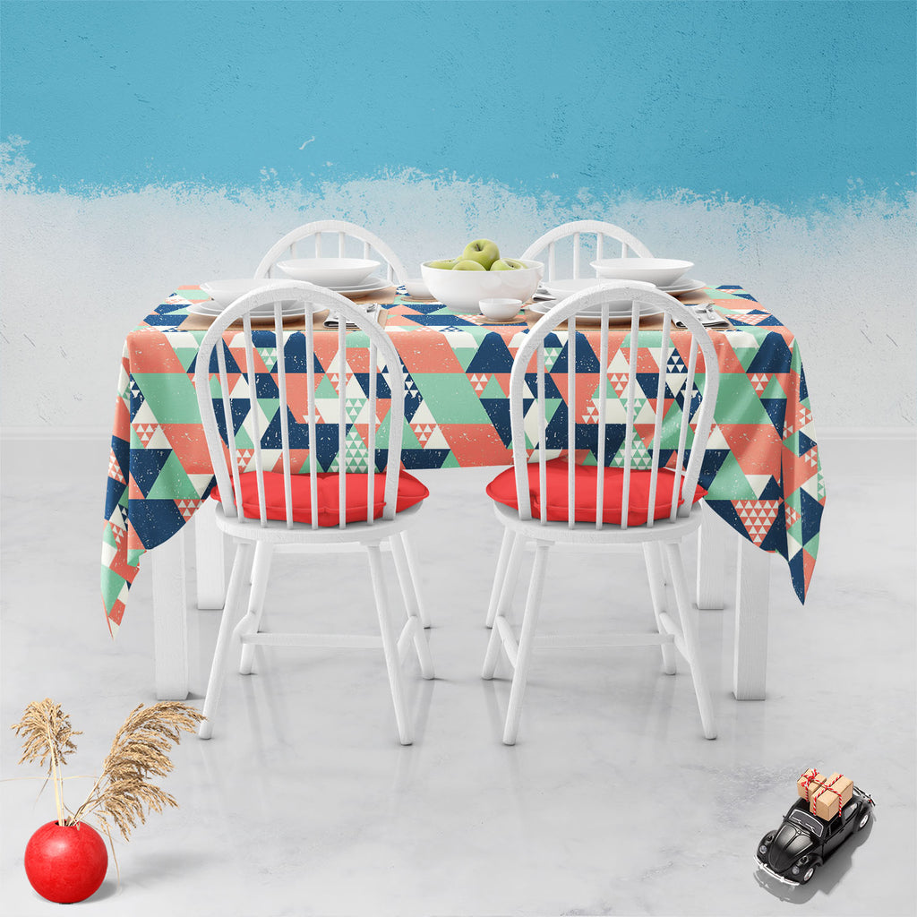 Colorful Triangles D1 Table Cloth Cover-Table Covers-CVR_TB_NR-IC 5007521 IC 5007521, Abstract Expressionism, Abstracts, Decorative, Diamond, Digital, Digital Art, Fashion, Geometric, Geometric Abstraction, Graphic, Illustrations, Modern Art, Patterns, Retro, Semi Abstract, Signs, Signs and Symbols, Triangles, colorful, d1, table, cloth, cover, abstract, backdrop, blue, cool, creative, decoration, design, fabric, geometrical, geometry, green, illustration, modern, mosaic, orange, paper, patchwork, pattern, 