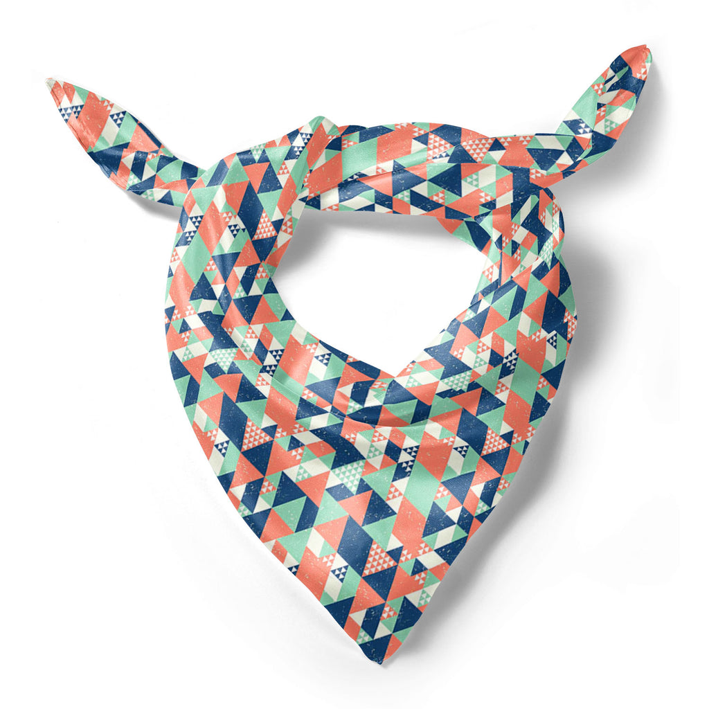 Blue Orange Green Triangles Printed Scarf | Neckwear Balaclava | Girls & Women | Soft Poly Fabric-Scarfs Basic--IC 5007521 IC 5007521, Abstract Expressionism, Abstracts, Decorative, Diamond, Digital, Digital Art, Fashion, Geometric, Geometric Abstraction, Graphic, Illustrations, Modern Art, Patterns, Retro, Semi Abstract, Signs, Signs and Symbols, Triangles, blue, orange, green, printed, scarf, neckwear, balaclava, girls, women, soft, poly, fabric, abstract, backdrop, colorful, cool, creative, decoration, d