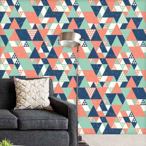 Colorful Triangles D1 Wallpaper Roll-Wallpapers Peel & Stick-WAL_PA-IC 5007521 IC 5007521, Abstract Expressionism, Abstracts, Decorative, Diamond, Digital, Digital Art, Fashion, Geometric, Geometric Abstraction, Graphic, Illustrations, Modern Art, Patterns, Retro, Semi Abstract, Signs, Signs and Symbols, Triangles, colorful, d1, peel, stick, vinyl, wallpaper, roll, non-pvc, self-adhesive, eco-friendly, water-repellent, scratch-resistant, abstract, backdrop, blue, cool, creative, decoration, design, fabric, 