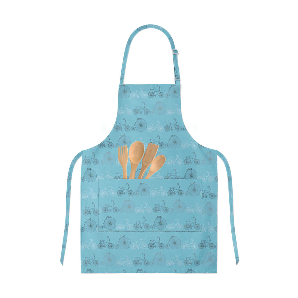 Bicycles Apron | Adjustable, Free Size & Waist Tiebacks-Aprons Neck to Knee-APR_NK_KN-IC 5007522 IC 5007522, Art and Paintings, Automobiles, Bikes, Cities, City Views, Digital, Digital Art, Drawing, Graphic, Hipster, Hobbies, Illustrations, Patterns, Retro, Signs, Signs and Symbols, Sketches, Sports, Transportation, Travel, Vehicles, Vintage, Metallic, bicycles, apron, adjustable, free, size, waist, tiebacks, art, background, bicycle, bike, blue, circus, city, classic, color, colorful, cute, cycle, design, 