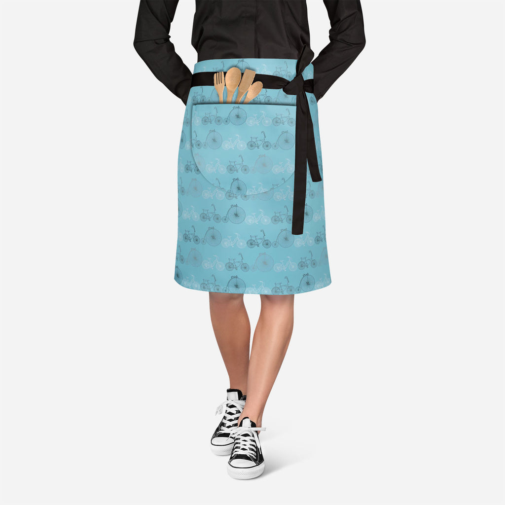 Bicycles Apron | Adjustable, Free Size & Waist Tiebacks-Apron Waist to Feet-APR_WS_KN-IC 5007522 IC 5007522, Art and Paintings, Automobiles, Bikes, Cities, City Views, Digital, Digital Art, Drawing, Graphic, Hipster, Hobbies, Illustrations, Patterns, Retro, Signs, Signs and Symbols, Sketches, Sports, Transportation, Travel, Vehicles, Vintage, Metallic, bicycles, apron, adjustable, free, size, waist, tiebacks, art, background, bicycle, bike, blue, circus, city, classic, color, colorful, cute, cycle, design, 
