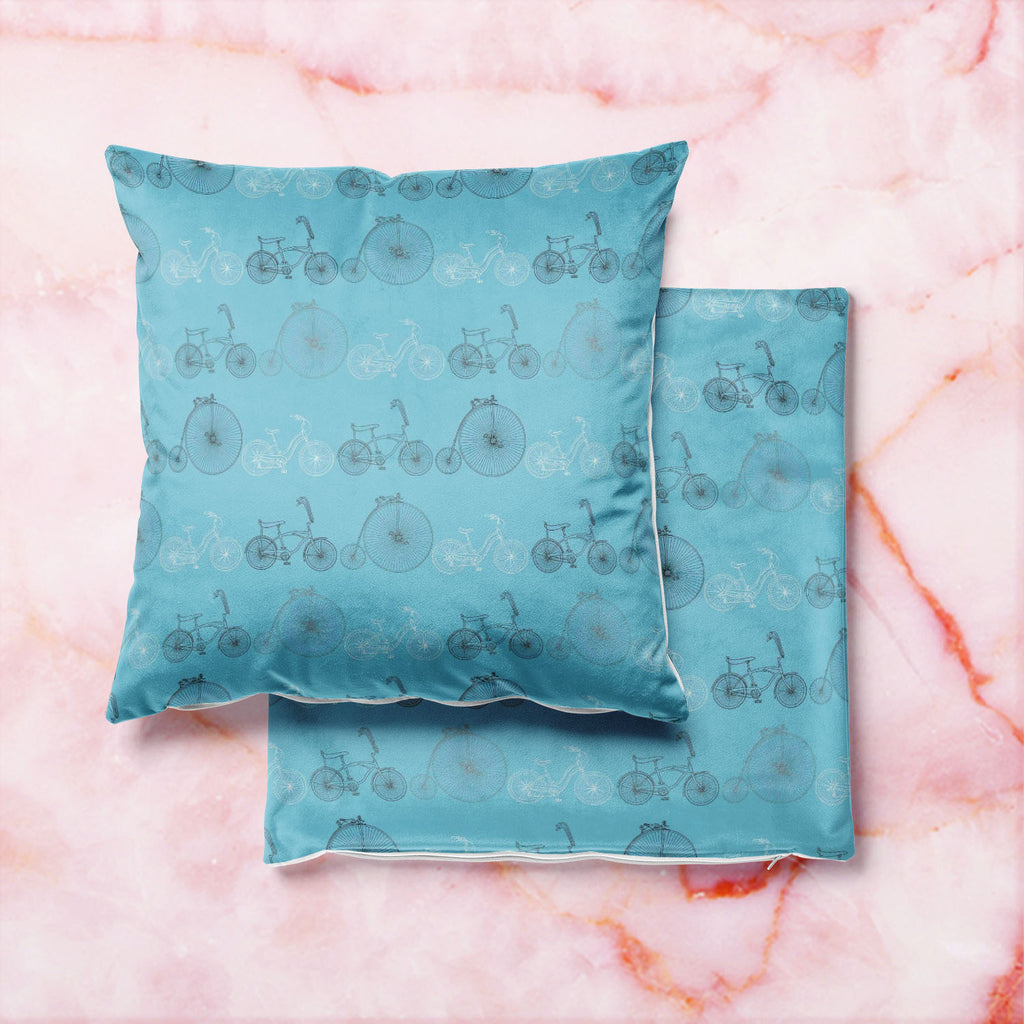 Bicycles D2 Cushion Cover Throw Pillow-Cushion Covers-CUS_CV-IC 5007522 IC 5007522, Art and Paintings, Automobiles, Bikes, Cities, City Views, Digital, Digital Art, Drawing, Graphic, Hipster, Hobbies, Illustrations, Patterns, Retro, Signs, Signs and Symbols, Sketches, Sports, Transportation, Travel, Vehicles, Vintage, Metallic, bicycles, d2, cushion, cover, throw, pillow, art, background, bicycle, bike, blue, circus, city, classic, color, colorful, cute, cycle, design, doodle, exercise, fitness, fun, health