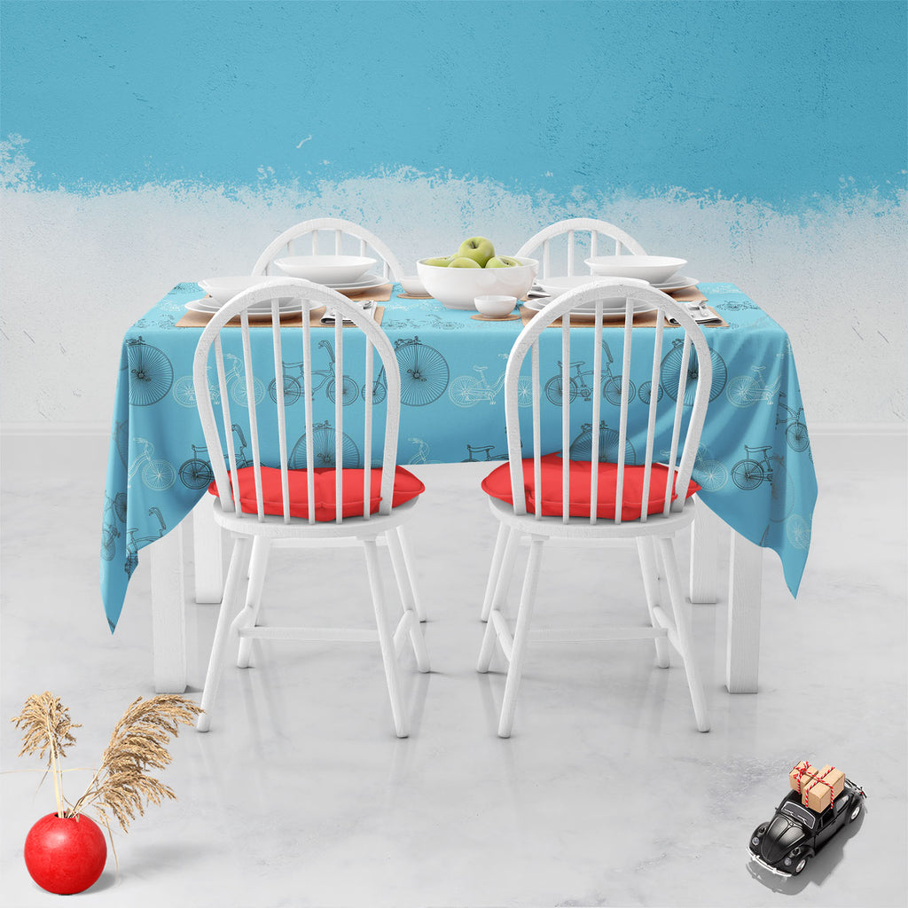 Bicycles D2 Table Cloth Cover-Table Covers-CVR_TB_NR-IC 5007522 IC 5007522, Art and Paintings, Automobiles, Bikes, Cities, City Views, Digital, Digital Art, Drawing, Graphic, Hipster, Hobbies, Illustrations, Patterns, Retro, Signs, Signs and Symbols, Sketches, Sports, Transportation, Travel, Vehicles, Vintage, Metallic, bicycles, d2, table, cloth, cover, art, background, bicycle, bike, blue, circus, city, classic, color, colorful, cute, cycle, design, doodle, exercise, fitness, fun, healthy, hobby, illustra