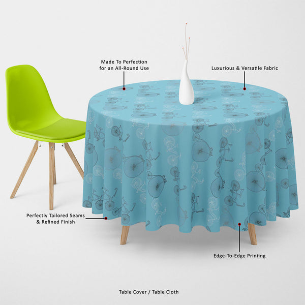 Bicycles Table Cloth Cover-Table Covers-CVR_TB_RD-IC 5007522 IC 5007522, Art and Paintings, Automobiles, Bikes, Cities, City Views, Digital, Digital Art, Drawing, Graphic, Hipster, Hobbies, Illustrations, Patterns, Retro, Signs, Signs and Symbols, Sketches, Sports, Transportation, Travel, Vehicles, Vintage, Metallic, bicycles, table, cloth, cover, canvas, fabric, art, background, bicycle, bike, blue, circus, city, classic, color, colorful, cute, cycle, design, doodle, exercise, fitness, fun, healthy, hobby,