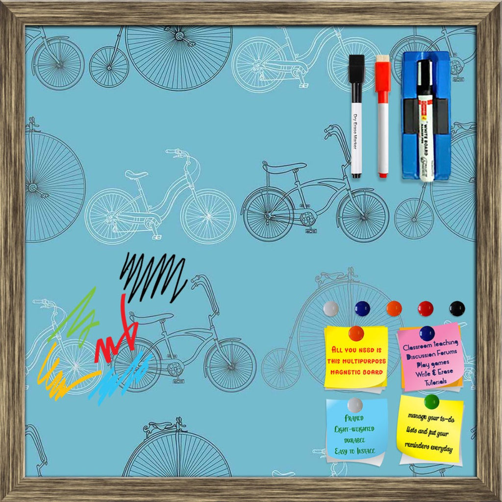 Bicycles Framed Magnetic Dry Erase Board | Combo with Magnet Buttons & Markers-Magnetic Boards Framed-MGB_FR-IC 5007522 IC 5007522, Art and Paintings, Automobiles, Bikes, Cities, City Views, Digital, Digital Art, Drawing, Graphic, Hipster, Hobbies, Illustrations, Patterns, Retro, Signs, Signs and Symbols, Sketches, Sports, Transportation, Travel, Vehicles, Vintage, Metallic, bicycles, framed, magnetic, dry, erase, board, printed, whiteboard, with, 4, magnets, 2, markers, 1, duster, art, background, bicycle,