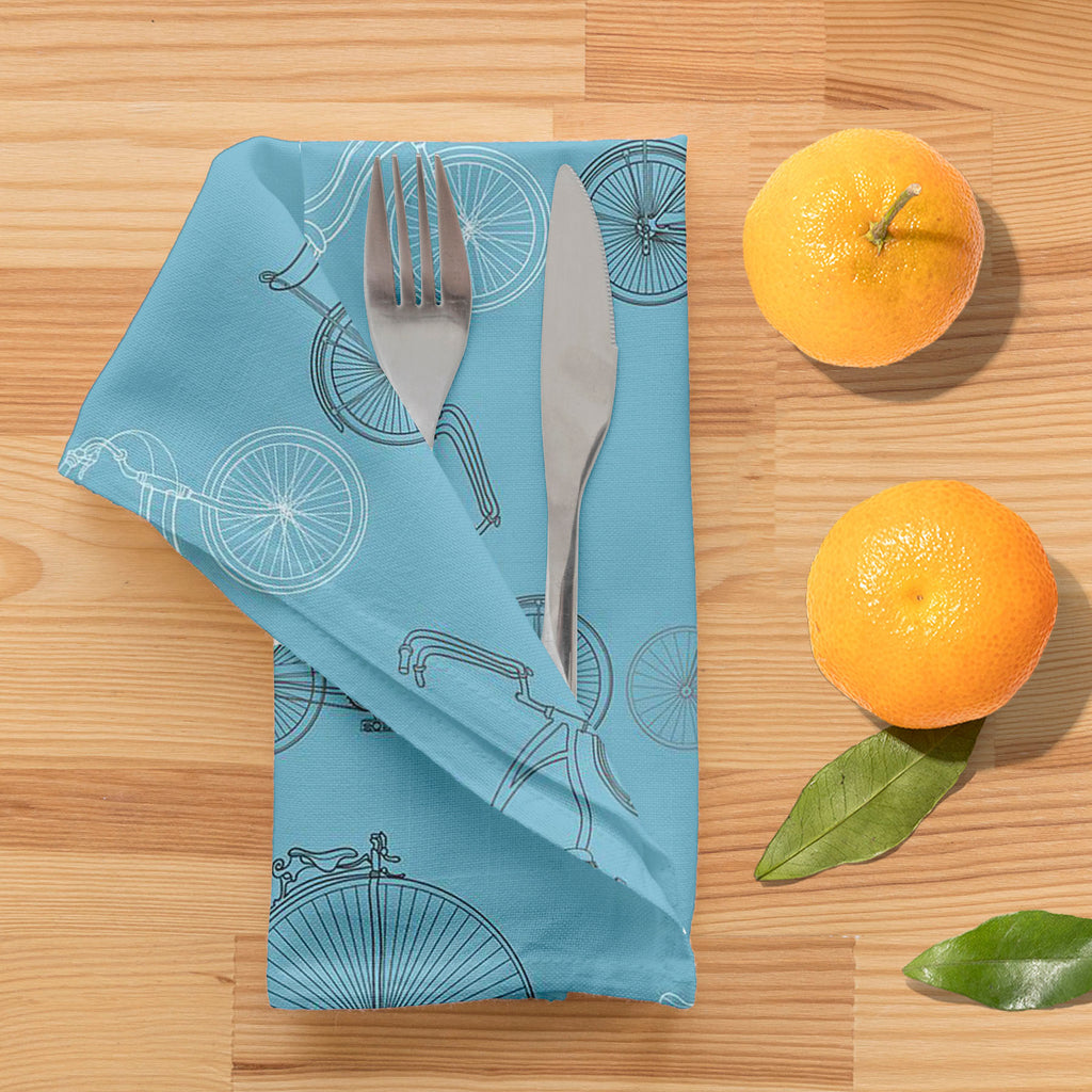 Bicycles D2 Table Napkin-Table Napkins-NAP_TB-IC 5007522 IC 5007522, Art and Paintings, Automobiles, Bikes, Cities, City Views, Digital, Digital Art, Drawing, Graphic, Hipster, Hobbies, Illustrations, Patterns, Retro, Signs, Signs and Symbols, Sketches, Sports, Transportation, Travel, Vehicles, Vintage, Metallic, bicycles, d2, table, napkin, art, background, bicycle, bike, blue, circus, city, classic, color, colorful, cute, cycle, design, doodle, exercise, fitness, fun, healthy, hobby, illustration, line, o