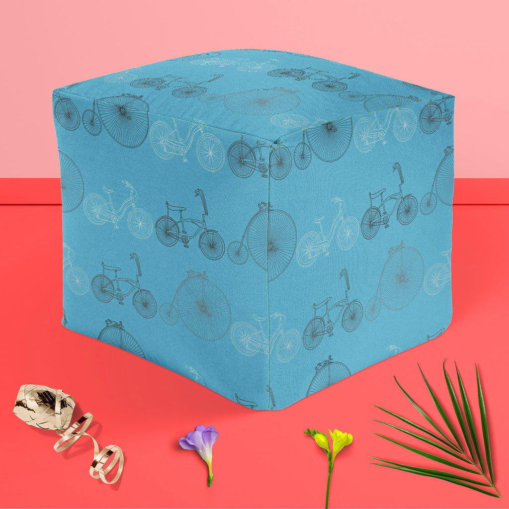 Bicycles D2 Footstool Footrest Puffy Pouffe Ottoman Bean Bag | Canvas Fabric-Footstools-FST_CB_BN-IC 5007522 IC 5007522, Art and Paintings, Automobiles, Bikes, Cities, City Views, Digital, Digital Art, Drawing, Graphic, Hipster, Hobbies, Illustrations, Patterns, Retro, Signs, Signs and Symbols, Sketches, Sports, Transportation, Travel, Vehicles, Vintage, Metallic, bicycles, d2, footstool, footrest, puffy, pouffe, ottoman, bean, bag, canvas, fabric, art, background, bicycle, bike, blue, circus, city, classic