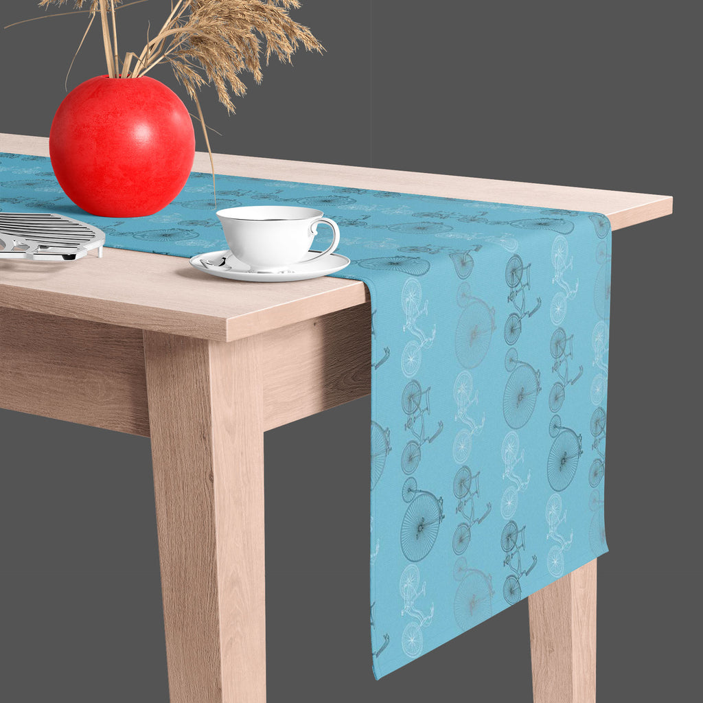 Bicycles D2 Table Runner-Table Runners-RUN_TB-IC 5007522 IC 5007522, Art and Paintings, Automobiles, Bikes, Cities, City Views, Digital, Digital Art, Drawing, Graphic, Hipster, Hobbies, Illustrations, Patterns, Retro, Signs, Signs and Symbols, Sketches, Sports, Transportation, Travel, Vehicles, Vintage, Metallic, bicycles, d2, table, runner, art, background, bicycle, bike, blue, circus, city, classic, color, colorful, cute, cycle, design, doodle, exercise, fitness, fun, healthy, hobby, illustration, line, o