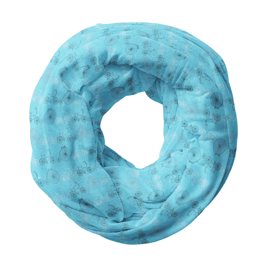 Bicycles Printed Wraparound Infinity Loop Scarf | Girls & Women | Soft Poly Fabric-Scarfs Infinity Loop-SCF_FB_LP-IC 5007522 IC 5007522, Art and Paintings, Automobiles, Bikes, Cities, City Views, Digital, Digital Art, Drawing, Graphic, Hipster, Hobbies, Illustrations, Patterns, Retro, Signs, Signs and Symbols, Sketches, Sports, Transportation, Travel, Vehicles, Vintage, Metallic, bicycles, printed, wraparound, infinity, loop, scarf, girls, women, soft, poly, fabric, art, background, bicycle, bike, blue, cir