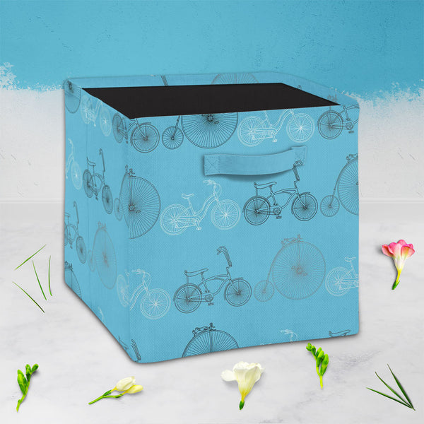 Bicycles D2 Foldable Open Storage Bin | Organizer Box, Toy Basket, Shelf Box, Laundry Bag | Canvas Fabric-Storage Bins-STR_BI_CB-IC 5007522 IC 5007522, Art and Paintings, Automobiles, Bikes, Cities, City Views, Digital, Digital Art, Drawing, Graphic, Hipster, Hobbies, Illustrations, Patterns, Retro, Signs, Signs and Symbols, Sketches, Sports, Transportation, Travel, Vehicles, Vintage, Metallic, bicycles, d2, foldable, open, storage, bin, organizer, box, toy, basket, shelf, laundry, bag, canvas, fabric, art,