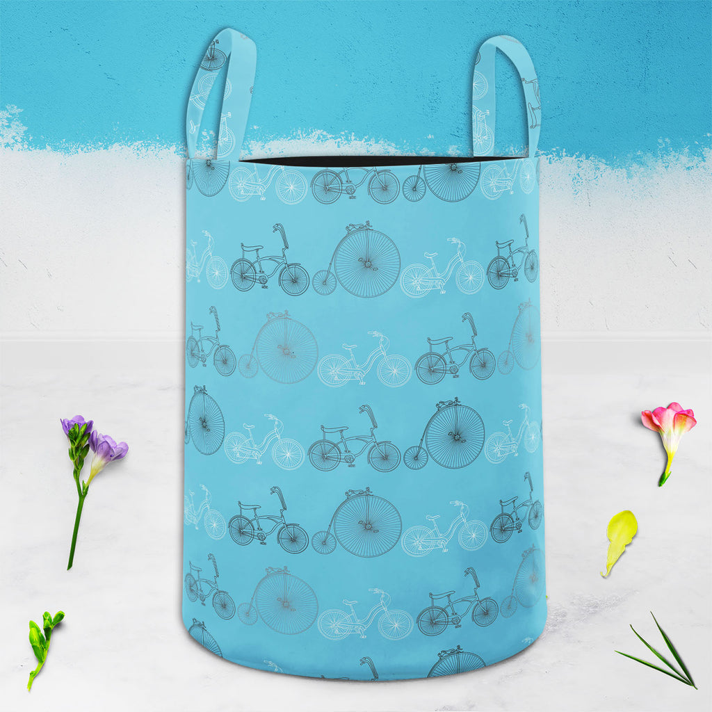 Bicycles D2 Foldable Open Storage Bin | Organizer Box, Toy Basket, Shelf Box, Laundry Bag | Canvas Fabric-Storage Bins-STR_BI_CB-IC 5007522 IC 5007522, Art and Paintings, Automobiles, Bikes, Cities, City Views, Digital, Digital Art, Drawing, Graphic, Hipster, Hobbies, Illustrations, Patterns, Retro, Signs, Signs and Symbols, Sketches, Sports, Transportation, Travel, Vehicles, Vintage, Metallic, bicycles, d2, foldable, open, storage, bin, organizer, box, toy, basket, shelf, laundry, bag, canvas, fabric, art,