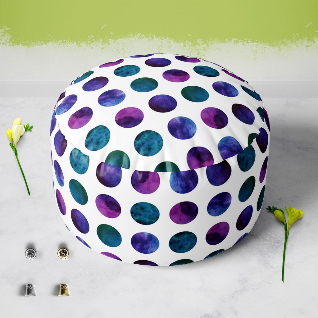 Gradient Circles Footstool Footrest Puffy Pouffe Ottoman Bean Bag | Canvas Fabric-Footstools-FST_CB_BN-IC 5007523 IC 5007523, Abstract Expressionism, Abstracts, Art and Paintings, Black and White, Brush Stroke, Circle, Digital, Digital Art, Geometric, Geometric Abstraction, Gouache, Graphic, Hand Drawn, Illustrations, Modern Art, Patterns, Semi Abstract, Signs, Signs and Symbols, Splatter, Watercolour, White, gradient, circles, footstool, footrest, puffy, pouffe, ottoman, bean, bag, canvas, fabric, abstract