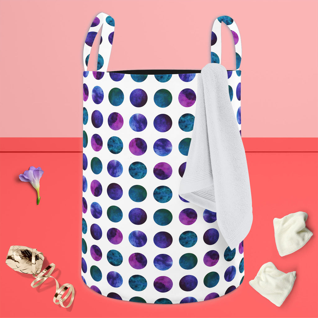 Gradient Circles Foldable Open Storage Bin | Organizer Box, Toy Basket, Shelf Box, Laundry Bag | Canvas Fabric-Storage Bins-STR_BI_CB-IC 5007523 IC 5007523, Abstract Expressionism, Abstracts, Art and Paintings, Black and White, Brush Stroke, Circle, Digital, Digital Art, Geometric, Geometric Abstraction, Gouache, Graphic, Hand Drawn, Illustrations, Modern Art, Patterns, Semi Abstract, Signs, Signs and Symbols, Splatter, Watercolour, White, gradient, circles, foldable, open, storage, bin, organizer, box, toy