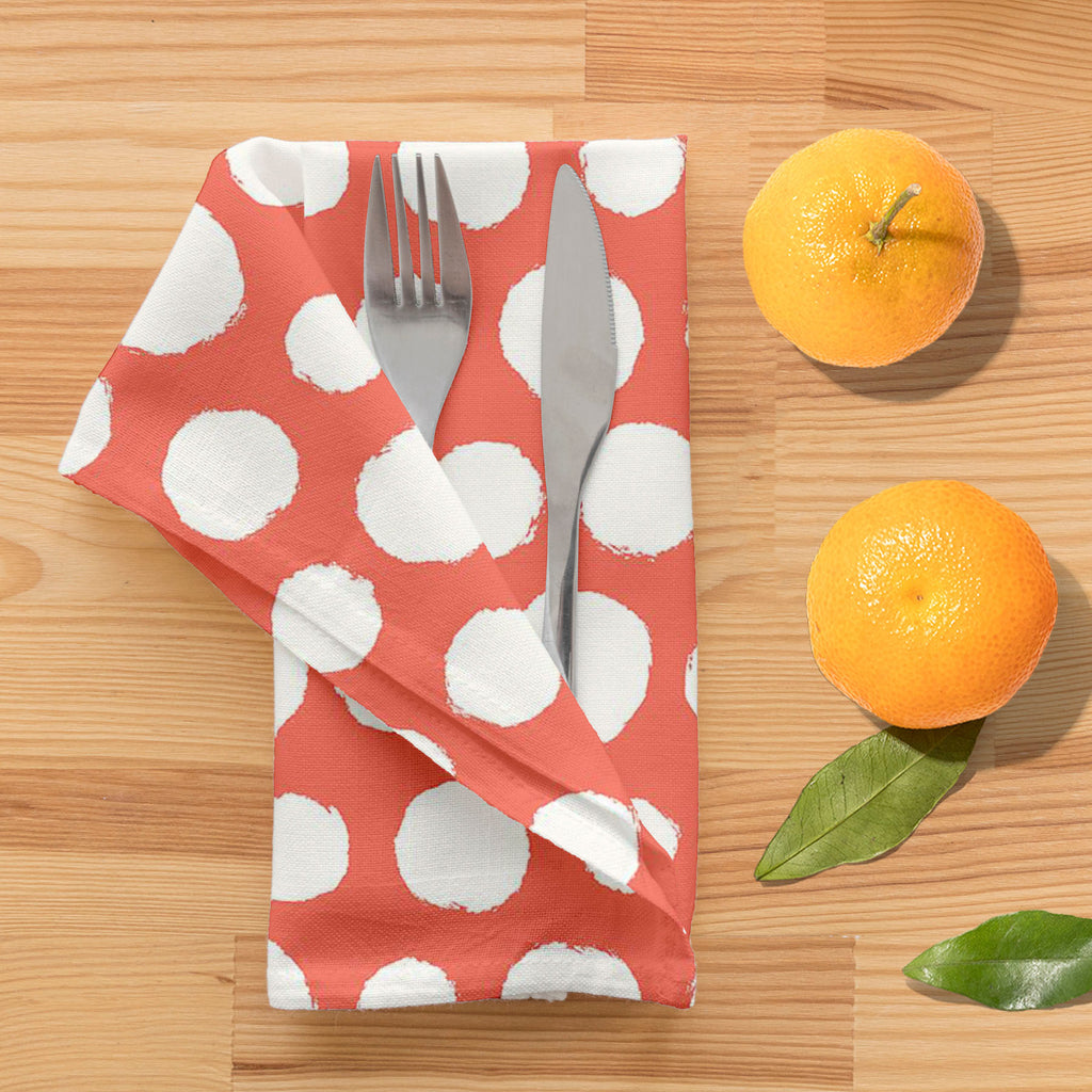 Painted Polka Dot Table Napkin-Table Napkins-NAP_TB-IC 5007524 IC 5007524, Abstract Expressionism, Abstracts, Art and Paintings, Books, Circle, Decorative, Dots, Drawing, Geometric, Geometric Abstraction, Illustrations, Modern Art, Patterns, Retro, Semi Abstract, Signs, Signs and Symbols, Splatter, Watercolour, painted, polka, dot, table, napkin, abstract, acrylic, art, background, bubble, chaos, decoration, design, dye, elegant, fabric, form, illustration, modern, neutral, organic, ornament, oval, paint, p