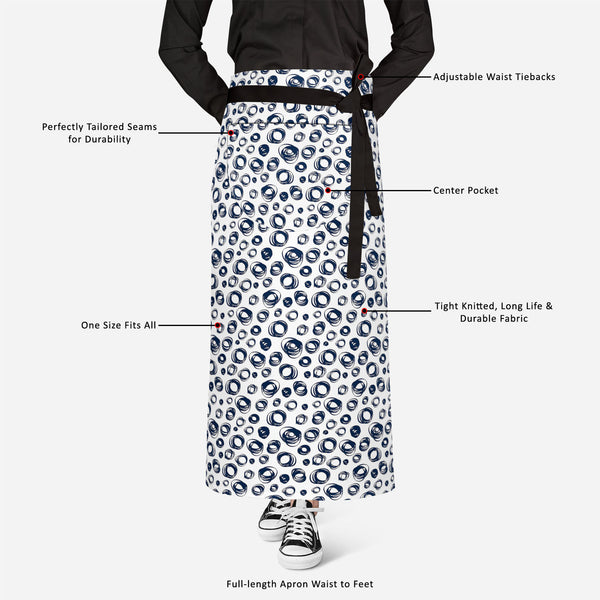 Doodle Contrast Apron | Adjustable, Free Size & Waist Tiebacks-Aprons Waist to Knee-APR_WS_FT-IC 5007525 IC 5007525, Abstract Expressionism, Abstracts, Ancient, Art and Paintings, Circle, Culture, Digital, Digital Art, Drawing, Ethnic, Fashion, Graphic, Historical, Illustrations, Medieval, Modern Art, Patterns, Retro, Semi Abstract, Signs, Signs and Symbols, Traditional, Tribal, Vintage, World Culture, doodle, contrast, full-length, apron, satin, fabric, adjustable, waist, tiebacks, abstract, art, artwork, 