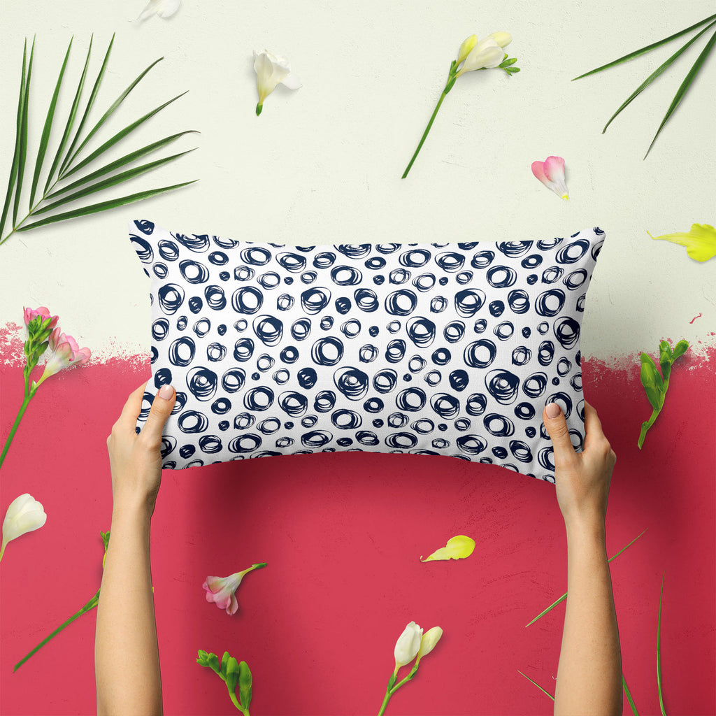 Doodle Contrast Pillow Cover Case-Pillow Cases-PIL_CV-IC 5007525 IC 5007525, Abstract Expressionism, Abstracts, Ancient, Art and Paintings, Circle, Culture, Digital, Digital Art, Drawing, Ethnic, Fashion, Graphic, Historical, Illustrations, Medieval, Modern Art, Patterns, Retro, Semi Abstract, Signs, Signs and Symbols, Traditional, Tribal, Vintage, World Culture, doodle, contrast, pillow, cover, case, abstract, art, artwork, backdrop, background, beautiful, blue, collection, color, curly, decoration, design
