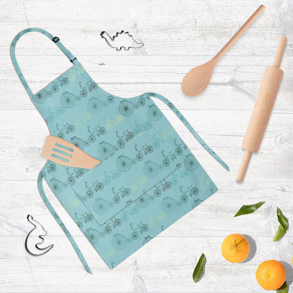 Bicycles D3 Apron | Adjustable, Free Size & Waist Tiebacks-Aprons Neck to Knee-APR_NK_KN-IC 5007527 IC 5007527, Art and Paintings, Automobiles, Bikes, Cities, City Views, Digital, Digital Art, Drawing, Graphic, Hipster, Hobbies, Illustrations, Patterns, Retro, Signs, Signs and Symbols, Sketches, Sports, Transportation, Travel, Vehicles, Vintage, Metallic, bicycles, d3, full-length, neck, to, knee, apron, poly-cotton, fabric, adjustable, buckle, waist, tiebacks, art, background, bicycle, bike, blue, circus, 