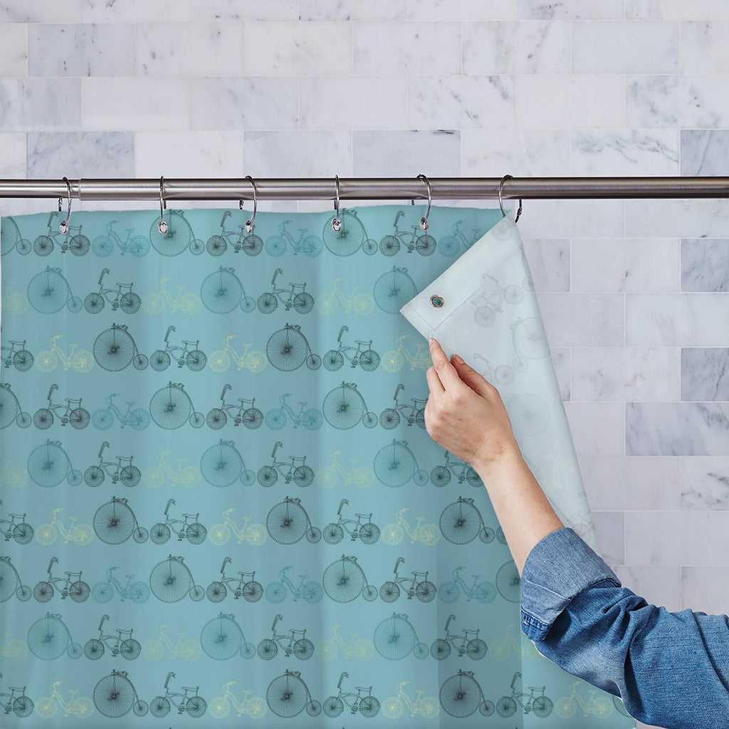 Bicycles D3 Washable Waterproof Shower Curtain-Shower Curtains-CUR_SH-IC 5007527 IC 5007527, Art and Paintings, Automobiles, Bikes, Cities, City Views, Digital, Digital Art, Drawing, Graphic, Hipster, Hobbies, Illustrations, Patterns, Retro, Signs, Signs and Symbols, Sketches, Sports, Transportation, Travel, Vehicles, Vintage, Metallic, bicycles, d3, washable, waterproof, shower, curtain, art, background, bicycle, bike, blue, circus, city, classic, color, colorful, cute, cycle, design, doodle, exercise, fit