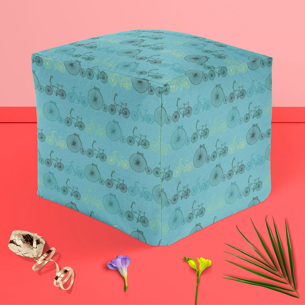 Bicycles D3 Footstool Footrest Puffy Pouffe Ottoman Bean Bag | Canvas Fabric-Footstools-FST_CB_BN-IC 5007527 IC 5007527, Art and Paintings, Automobiles, Bikes, Cities, City Views, Digital, Digital Art, Drawing, Graphic, Hipster, Hobbies, Illustrations, Patterns, Retro, Signs, Signs and Symbols, Sketches, Sports, Transportation, Travel, Vehicles, Vintage, Metallic, bicycles, d3, footstool, footrest, puffy, pouffe, ottoman, bean, bag, canvas, fabric, art, background, bicycle, bike, blue, circus, city, classic