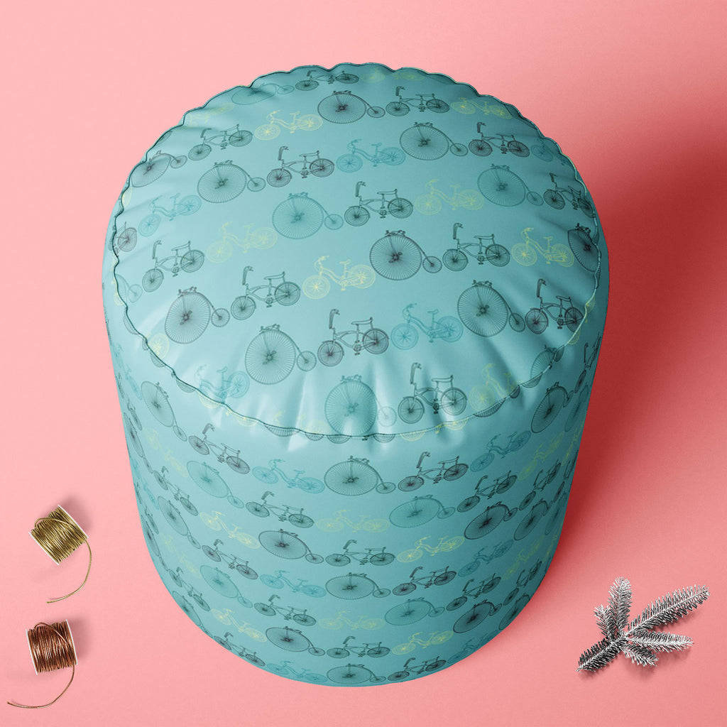 Bicycles D3 Footstool Footrest Puffy Pouffe Ottoman Bean Bag | Canvas Fabric-Footstools-FST_CB_BN-IC 5007527 IC 5007527, Art and Paintings, Automobiles, Bikes, Cities, City Views, Digital, Digital Art, Drawing, Graphic, Hipster, Hobbies, Illustrations, Patterns, Retro, Signs, Signs and Symbols, Sketches, Sports, Transportation, Travel, Vehicles, Vintage, Metallic, bicycles, d3, footstool, footrest, puffy, pouffe, ottoman, bean, bag, canvas, fabric, art, background, bicycle, bike, blue, circus, city, classic