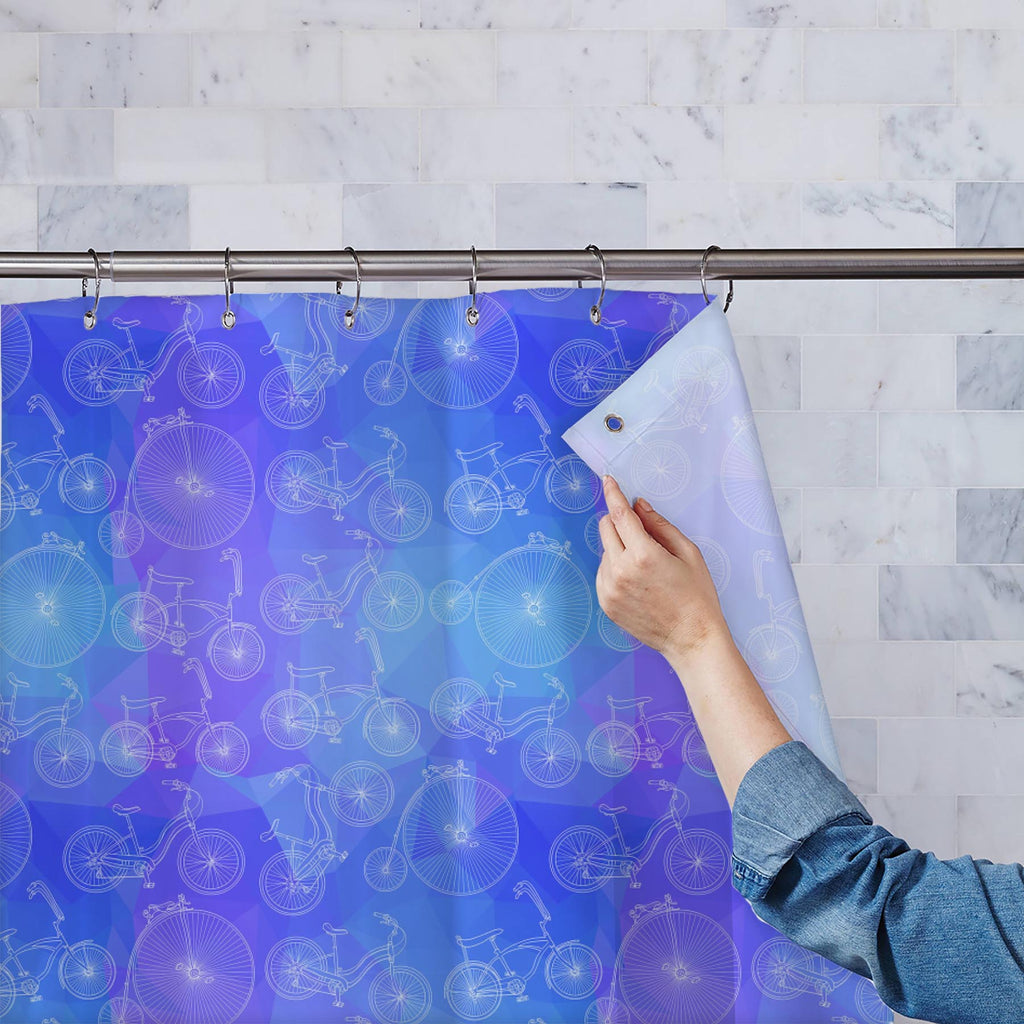 Bicycles D4 Washable Waterproof Shower Curtain-Shower Curtains-CUR_SH-IC 5007528 IC 5007528, Art and Paintings, Automobiles, Bikes, Cities, City Views, Digital, Digital Art, Drawing, Graphic, Hipster, Hobbies, Illustrations, Patterns, Retro, Signs, Signs and Symbols, Sketches, Sports, Transportation, Travel, Vehicles, Vintage, Metallic, bicycles, d4, washable, waterproof, shower, curtain, art, background, bicycle, bike, blue, circus, city, classic, color, colorful, cute, cycle, design, doodle, exercise, fit
