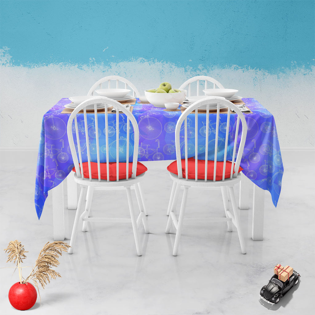 Bicycles D4 Table Cloth Cover-Table Covers-CVR_TB_NR-IC 5007528 IC 5007528, Art and Paintings, Automobiles, Bikes, Cities, City Views, Digital, Digital Art, Drawing, Graphic, Hipster, Hobbies, Illustrations, Patterns, Retro, Signs, Signs and Symbols, Sketches, Sports, Transportation, Travel, Vehicles, Vintage, Metallic, bicycles, d4, table, cloth, cover, art, background, bicycle, bike, blue, circus, city, classic, color, colorful, cute, cycle, design, doodle, exercise, fitness, fun, healthy, hobby, illustra