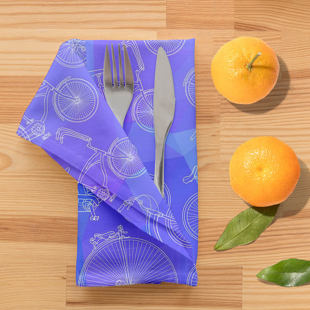 Bicycles D4 Table Napkin-Table Napkins-NAP_TB-IC 5007528 IC 5007528, Art and Paintings, Automobiles, Bikes, Cities, City Views, Digital, Digital Art, Drawing, Graphic, Hipster, Hobbies, Illustrations, Patterns, Retro, Signs, Signs and Symbols, Sketches, Sports, Transportation, Travel, Vehicles, Vintage, Metallic, bicycles, d4, table, napkin, art, background, bicycle, bike, blue, circus, city, classic, color, colorful, cute, cycle, design, doodle, exercise, fitness, fun, healthy, hobby, illustration, line, o