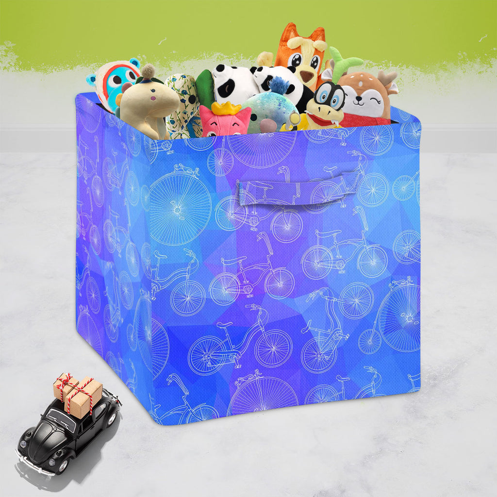 Bicycles D4 Foldable Open Storage Bin | Organizer Box, Toy Basket, Shelf Box, Laundry Bag | Canvas Fabric-Storage Bins-STR_BI_CB-IC 5007528 IC 5007528, Art and Paintings, Automobiles, Bikes, Cities, City Views, Digital, Digital Art, Drawing, Graphic, Hipster, Hobbies, Illustrations, Patterns, Retro, Signs, Signs and Symbols, Sketches, Sports, Transportation, Travel, Vehicles, Vintage, Metallic, bicycles, d4, foldable, open, storage, bin, organizer, box, toy, basket, shelf, laundry, bag, canvas, fabric, art,
