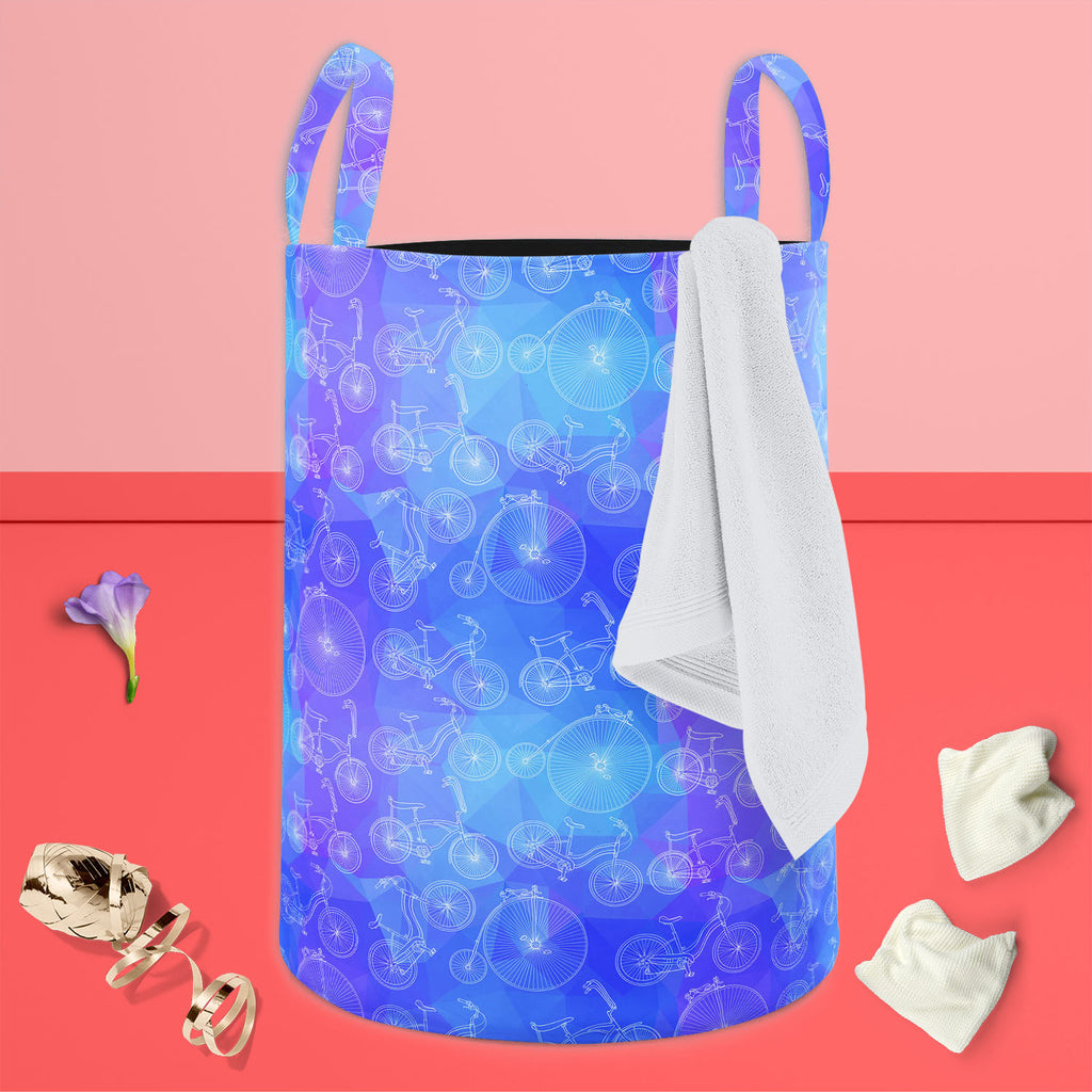 Bicycles D4 Foldable Open Storage Bin | Organizer Box, Toy Basket, Shelf Box, Laundry Bag | Canvas Fabric-Storage Bins-STR_BI_CB-IC 5007528 IC 5007528, Art and Paintings, Automobiles, Bikes, Cities, City Views, Digital, Digital Art, Drawing, Graphic, Hipster, Hobbies, Illustrations, Patterns, Retro, Signs, Signs and Symbols, Sketches, Sports, Transportation, Travel, Vehicles, Vintage, Metallic, bicycles, d4, foldable, open, storage, bin, organizer, box, toy, basket, shelf, laundry, bag, canvas, fabric, art,