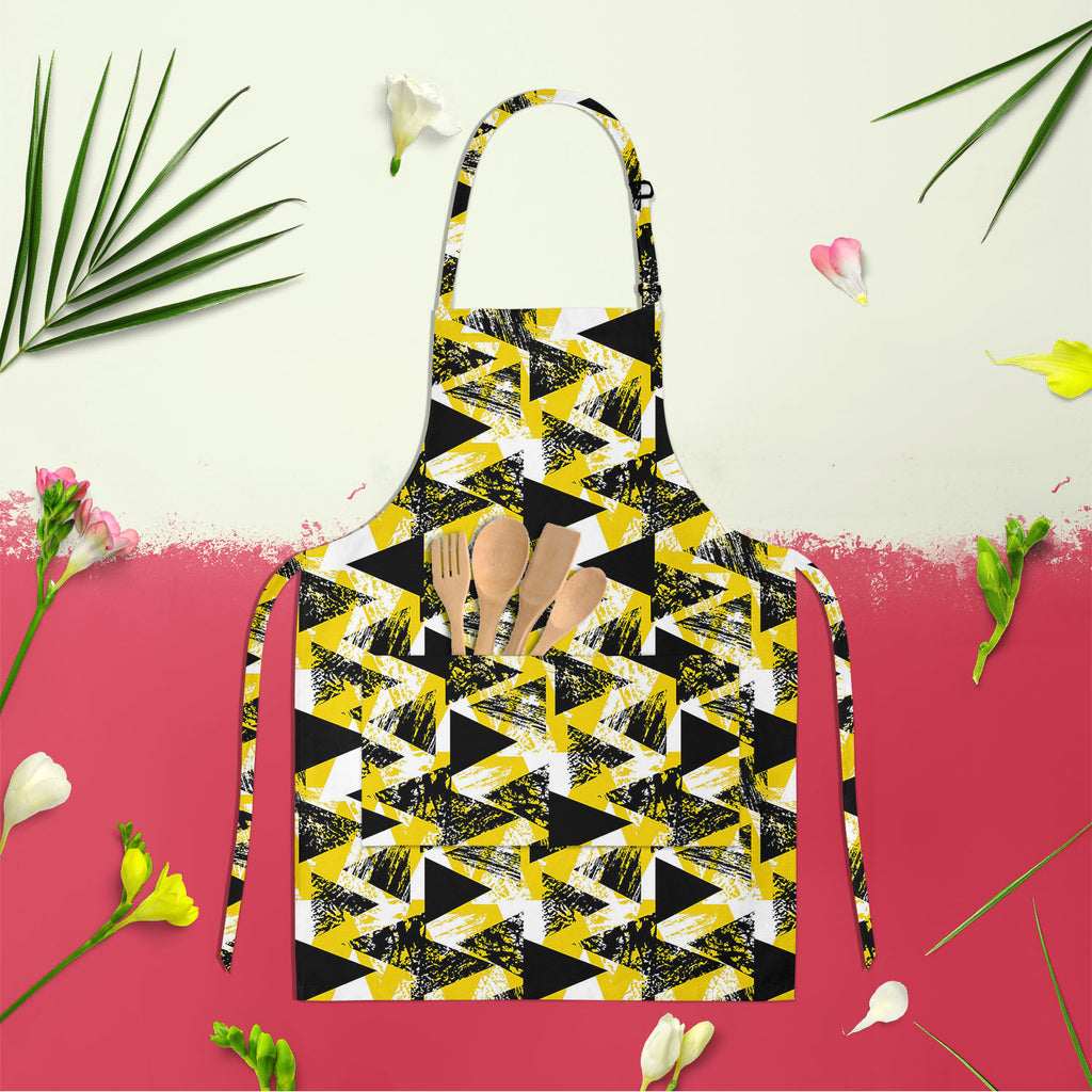Geometrical Behaviour D1 Apron | Adjustable, Free Size & Waist Tiebacks-Aprons Neck to Knee-APR_NK_KN-IC 5007530 IC 5007530, Abstract Expressionism, Abstracts, African, Ancient, Art and Paintings, Aztec, Bohemian, Brush Stroke, Chevron, Culture, Ethnic, Eygptian, Geometric, Geometric Abstraction, Graffiti, Hand Drawn, Historical, Medieval, Mexican, Modern Art, Patterns, Retro, Semi Abstract, Signs, Signs and Symbols, Splatter, Traditional, Triangles, Tribal, Vintage, Watercolour, World Culture, geometrical,